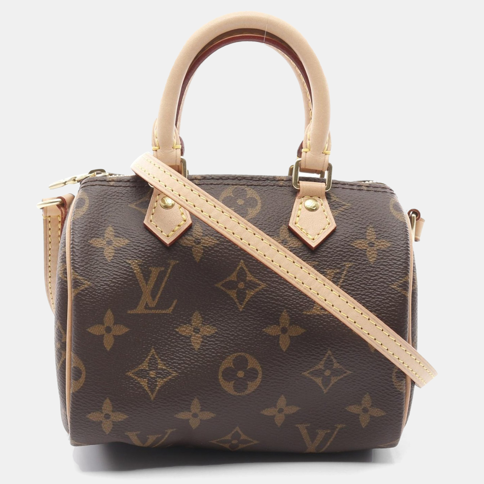 Louis Vuitton Brown Monogram Canvas Nano Speedy 2-Way Shoulder Bag
Louis Vuitton Brown Monogram Canvas Nano Speedy 2-Way Shoulder Bag