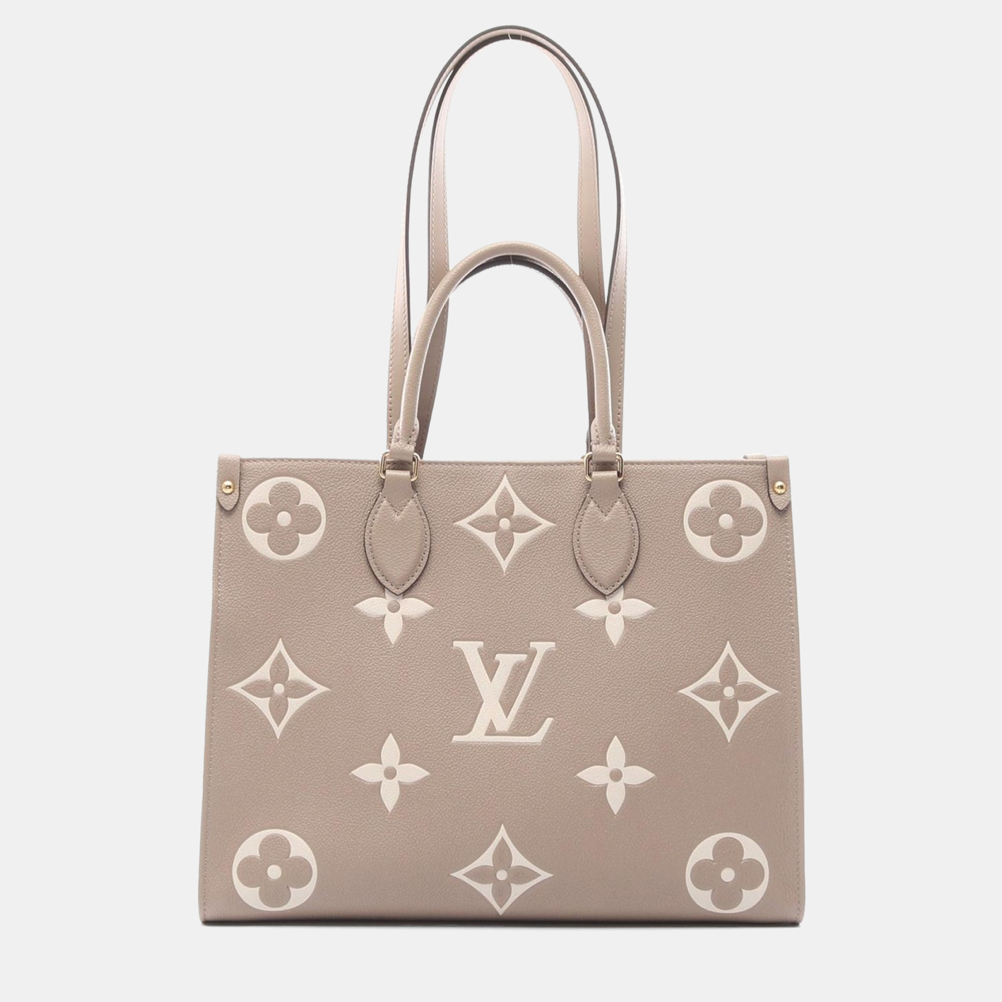 Louis Vuitton Beige Monogram Empreinte Leather On-The-Go MM 2-Way Tote
Louis Vuitton Beige Monogram Empreinte Leather On-The-Go MM 2-Way Tote