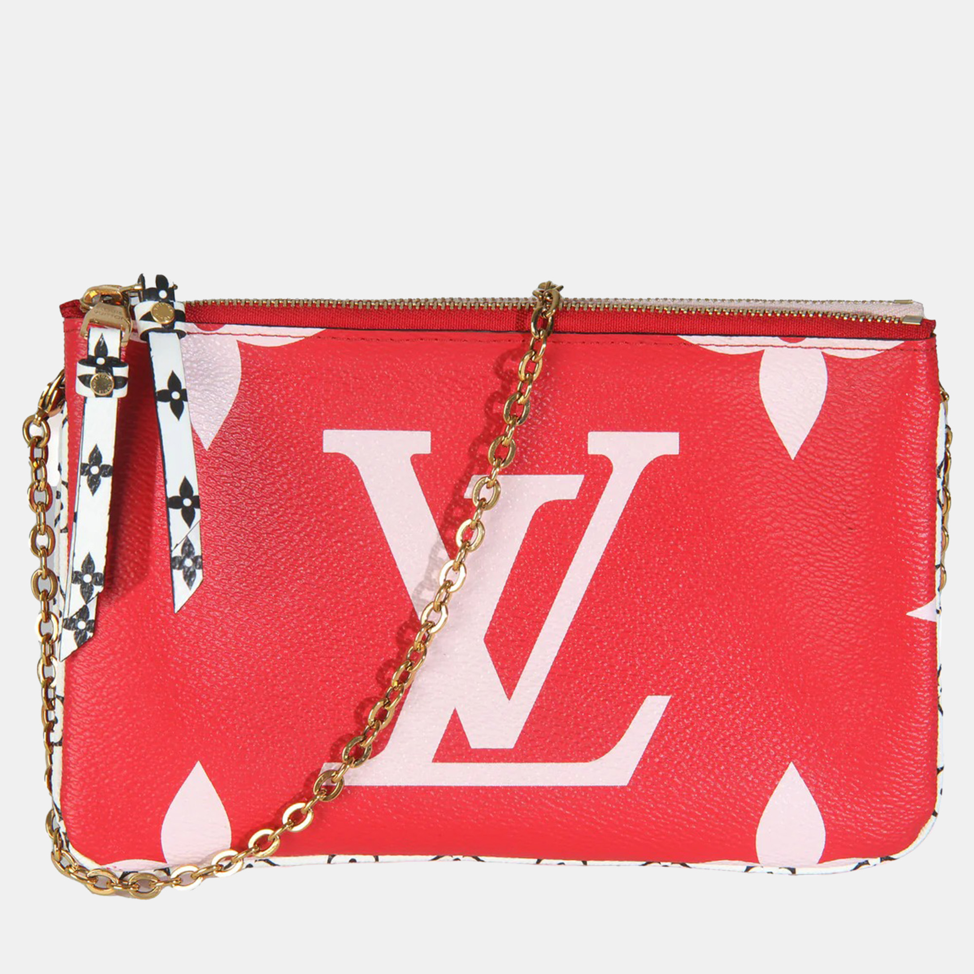Louis Vuitton Rouge Monogram Giant Canvas Double Zip Pochette bag, Red
Louis Vuitton Rouge Monogram Giant Canvas Double Zip Pochette bag, Red