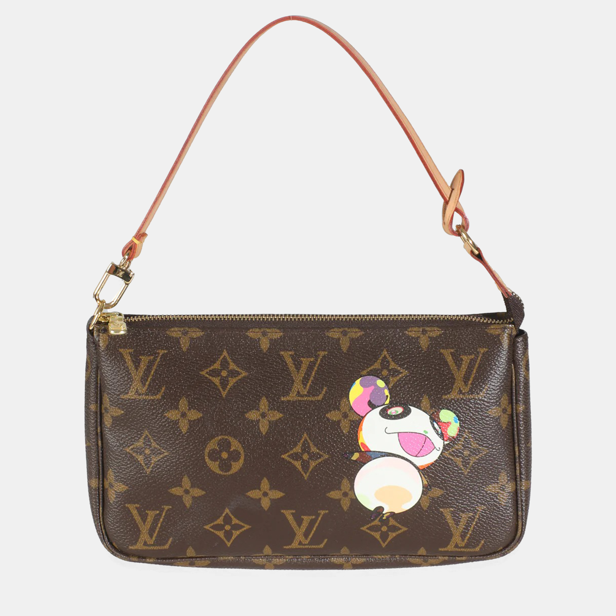 Louis Vuitton x Takashi Murakami Monogram Canvas Panda Pochette Accessoires, Brown
Louis Vuitton x Takashi Murakami Monogram Canvas Panda Pochette Accessoires, Brown