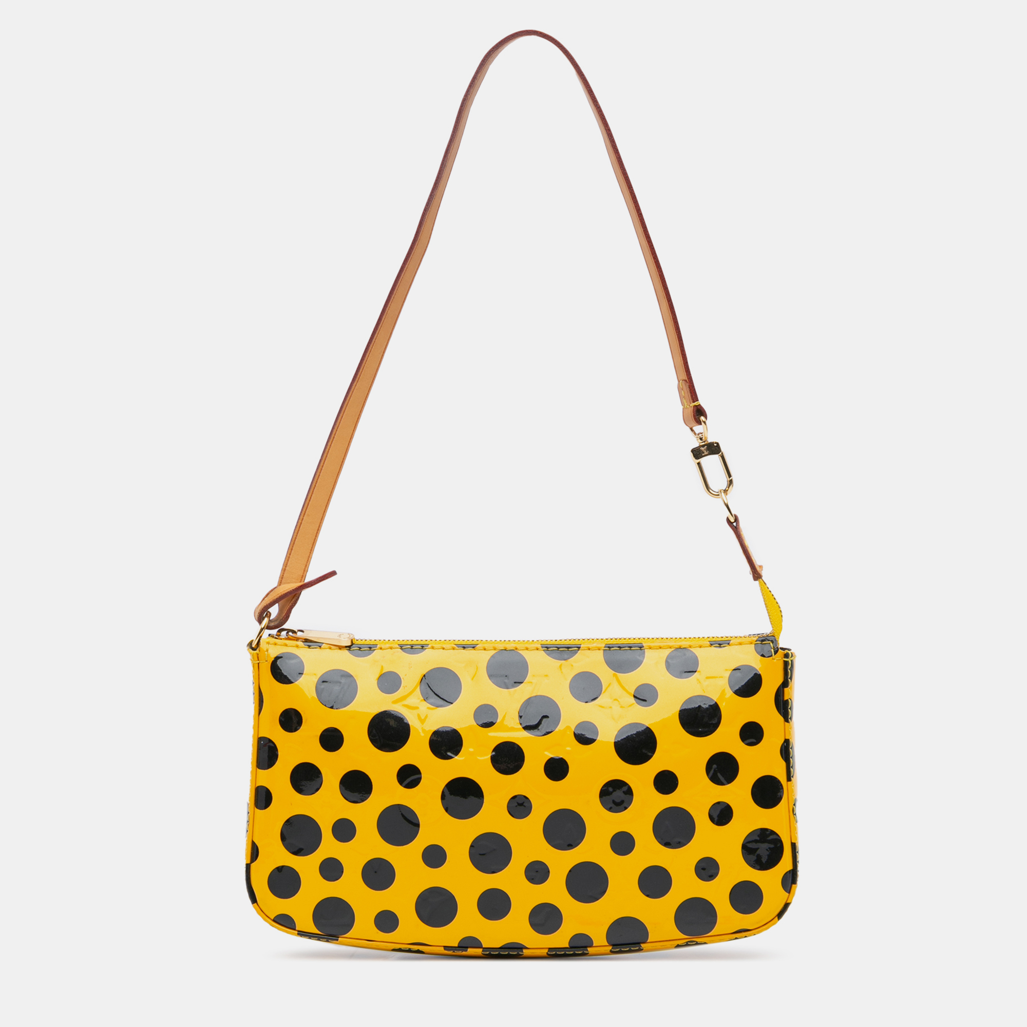 Louis Vuitton Black Yellow Yayoi Kusama Monogram Vernis Dots Infinity Pochette Accessoires
Louis Vuitton Black Yellow Yayoi Kusama Monogram Vernis Dots Infinity Pochette Accessoires