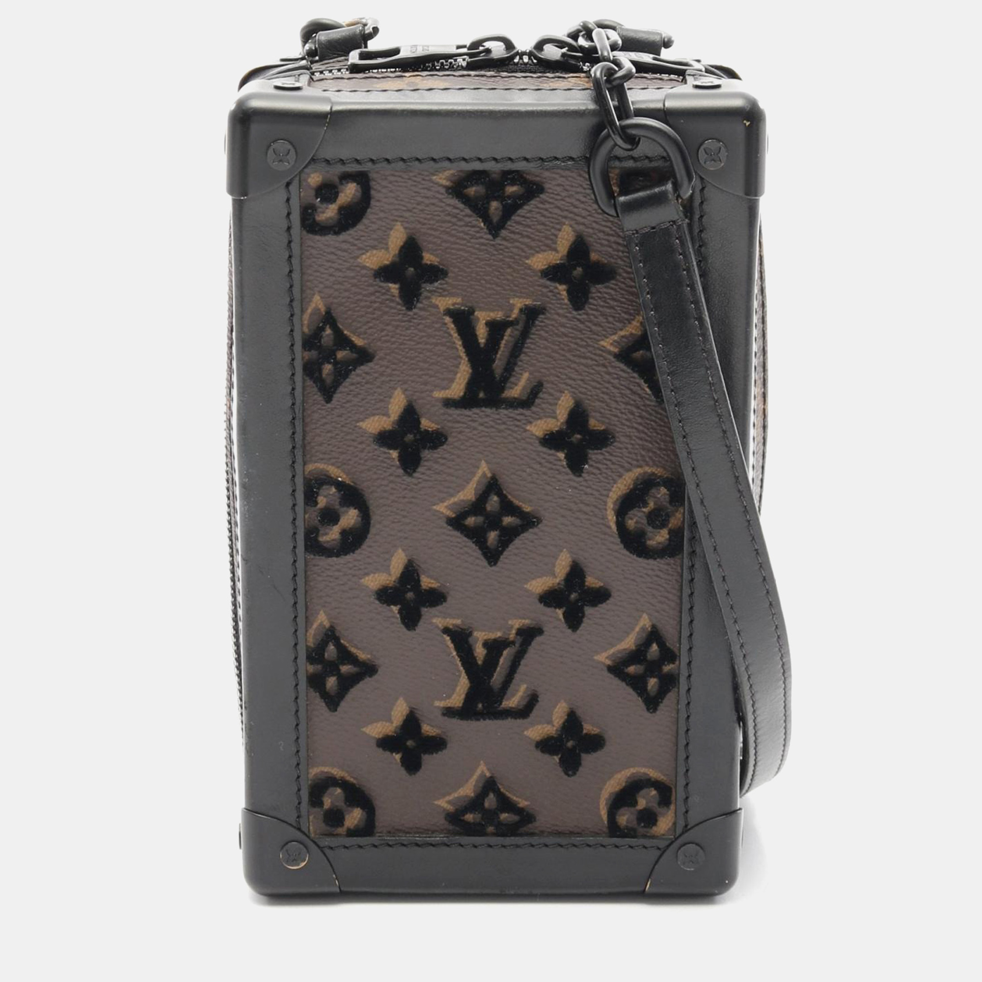 Louis Vuitton Vertical Soft Trunk Shoulder Bag Canvas Leather Brown, Black
Louis Vuitton Vertical Soft Trunk Shoulder Bag Canvas Leather Brown, Black