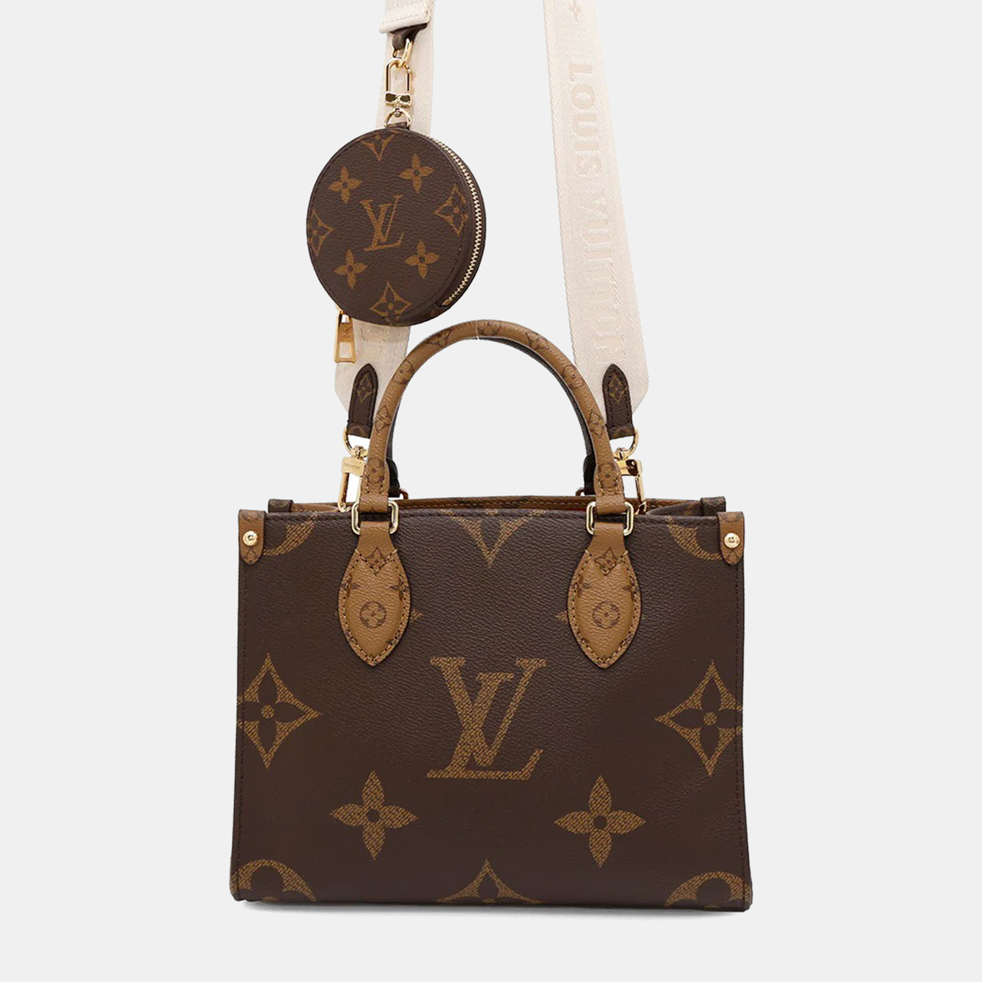 Louis Vuitton Onthego Red Monogram Monogram Reverse Canvas Monogram Giant Size Pm, Brown
Louis Vuitton Onthego Red Monogram Monogram Reverse Canvas Monogram Giant Size Pm, Brown