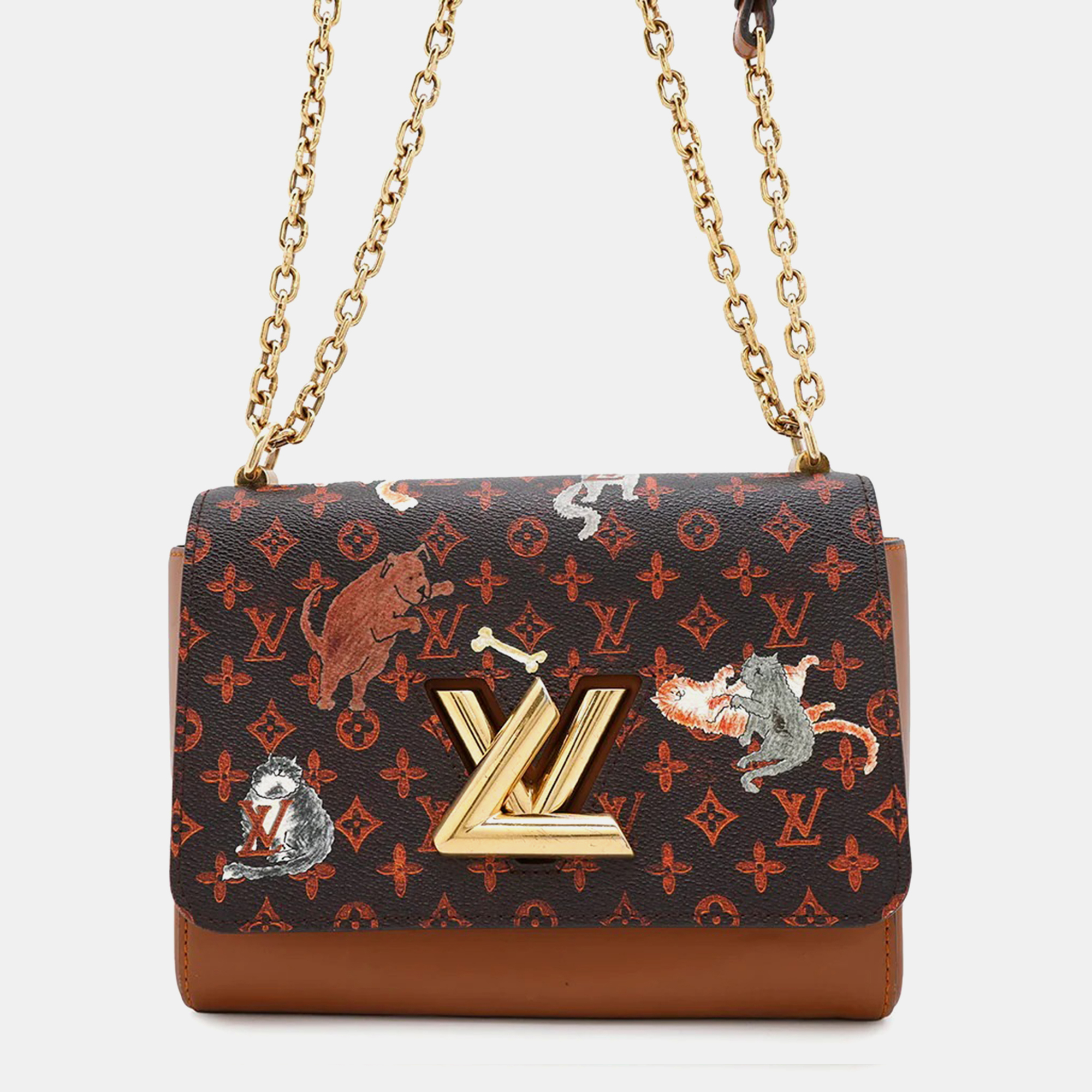 Louis Vuitton Sac Twist Orange Monogram Catogram Size Mm, Brown
Louis Vuitton Sac Twist Orange Monogram Catogram Size Mm, Brown