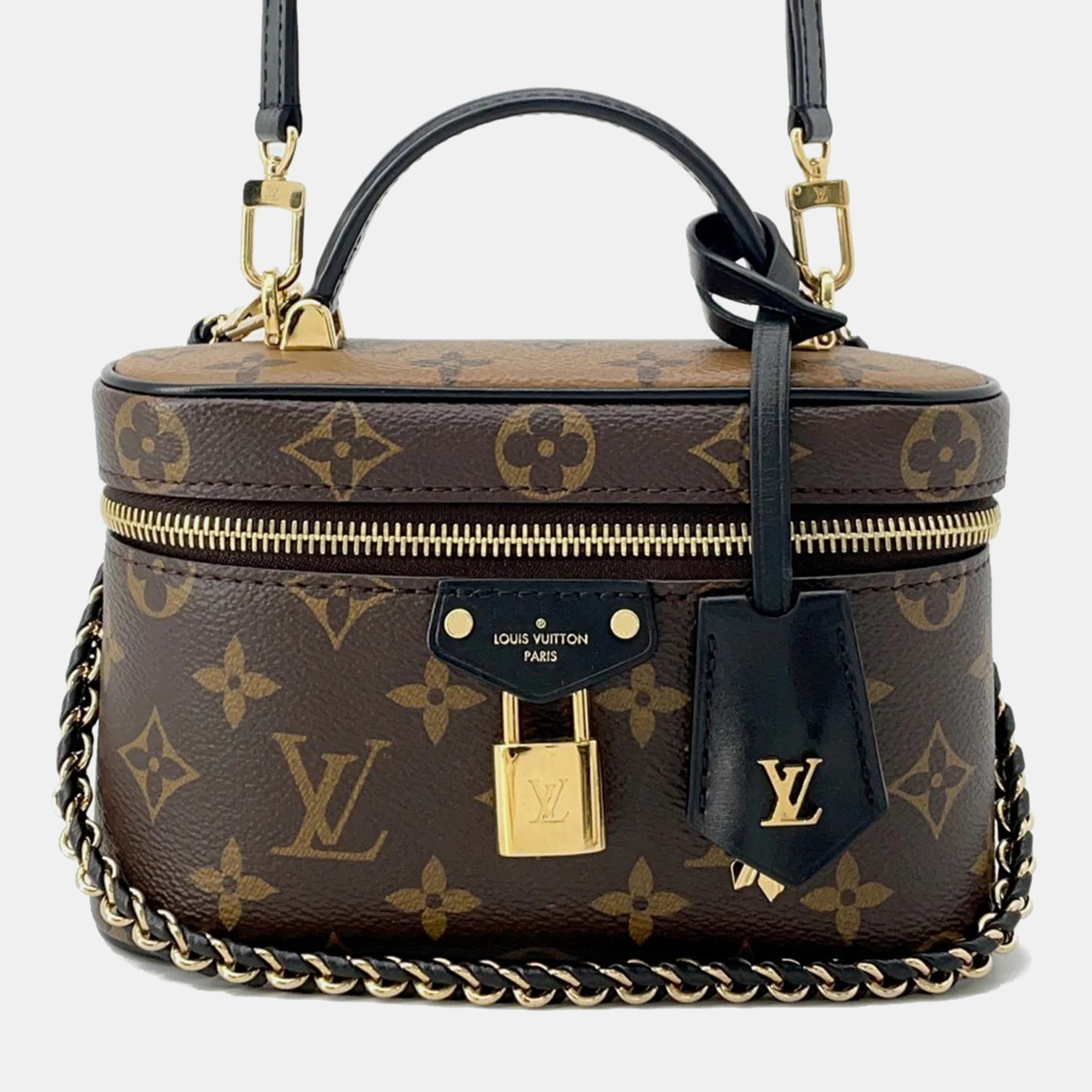 Louis Vuitton Vanity Chain Pouch Brown Monogram Monogram Reverse Canvas
Louis Vuitton Vanity Chain Pouch Brown Monogram Monogram Reverse Canvas