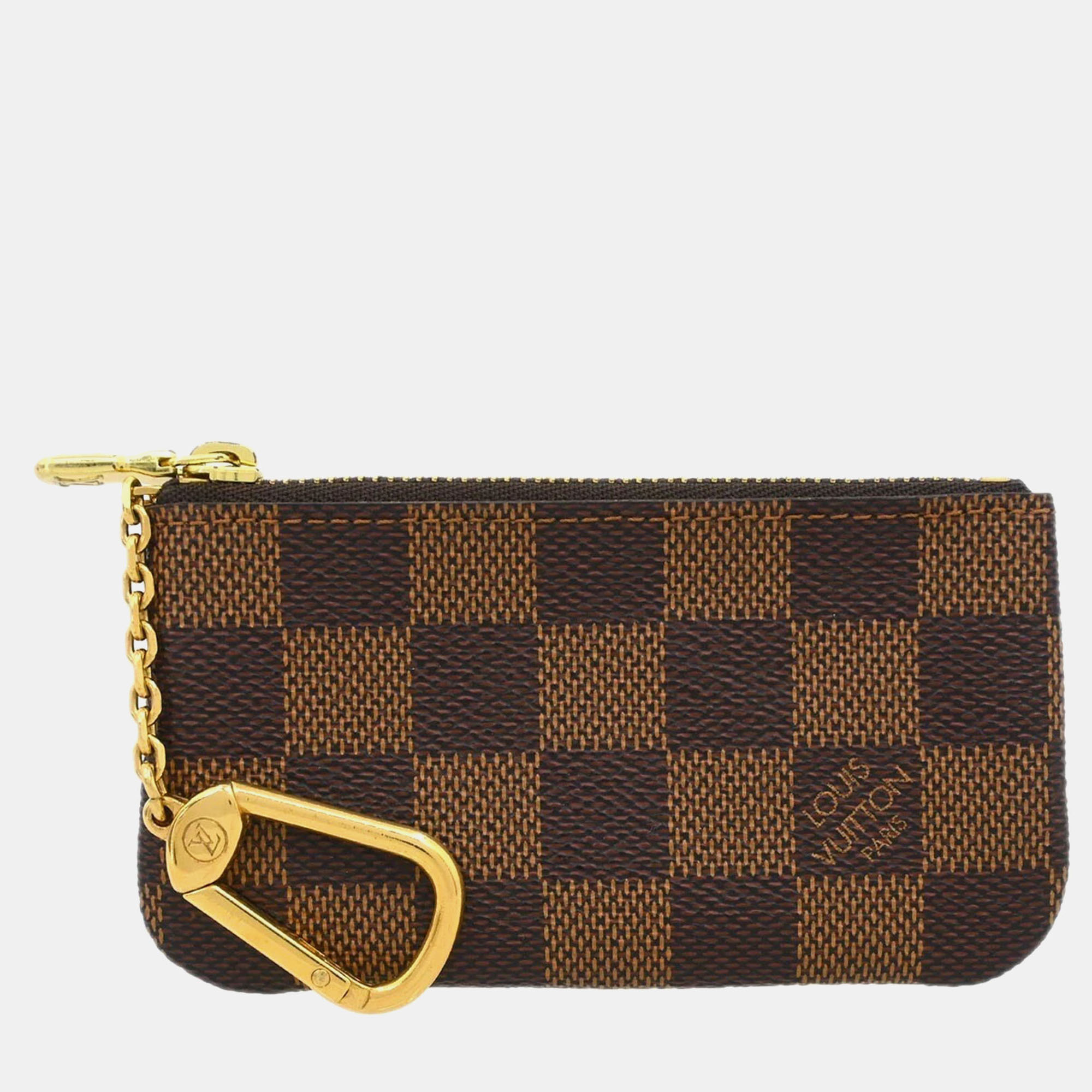 Louis Vuitton Damier Pochette Cles Coin Case Wallet Purse, Brown
Louis Vuitton Damier Pochette Cles Coin Case Wallet Purse, Brown