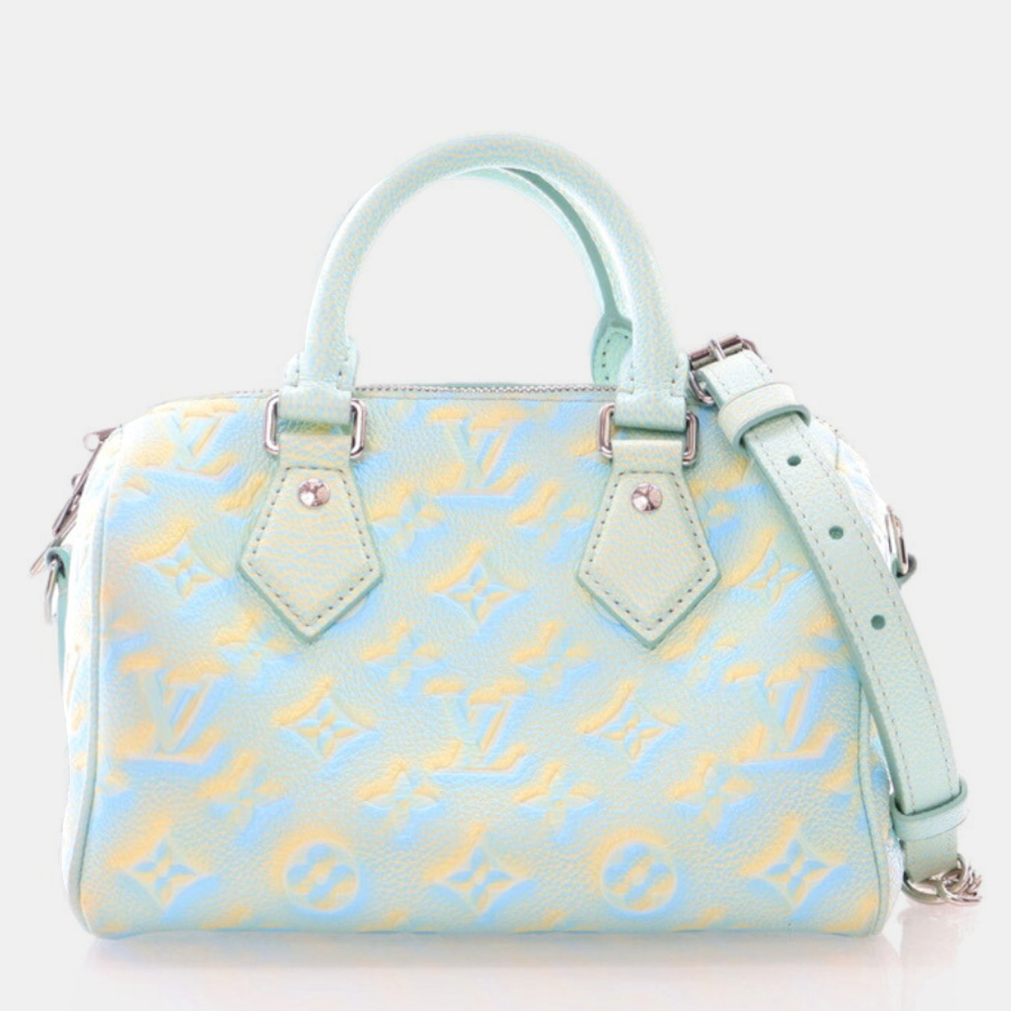 Louis Vuitton Monogram Empreinte Stardust Speedy Bandouliere 20, Green
Louis Vuitton Monogram Empreinte Stardust Speedy Bandouliere 20, Green