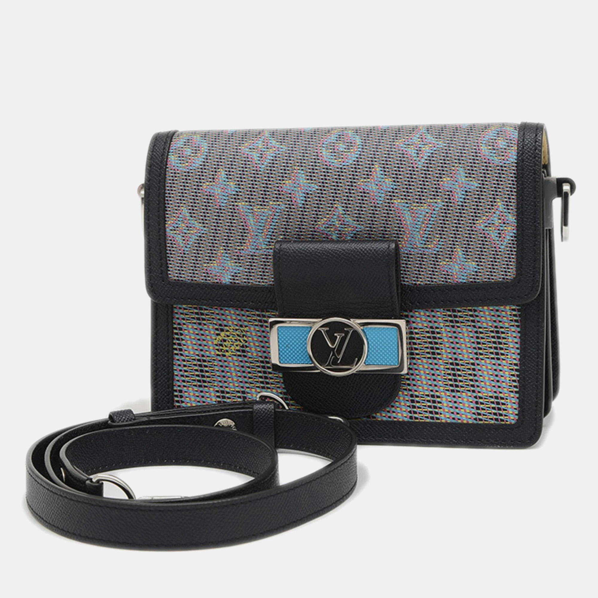 Louis Vuitton Dauphine Mini Monogram Pop Canvas Shoulder Bag