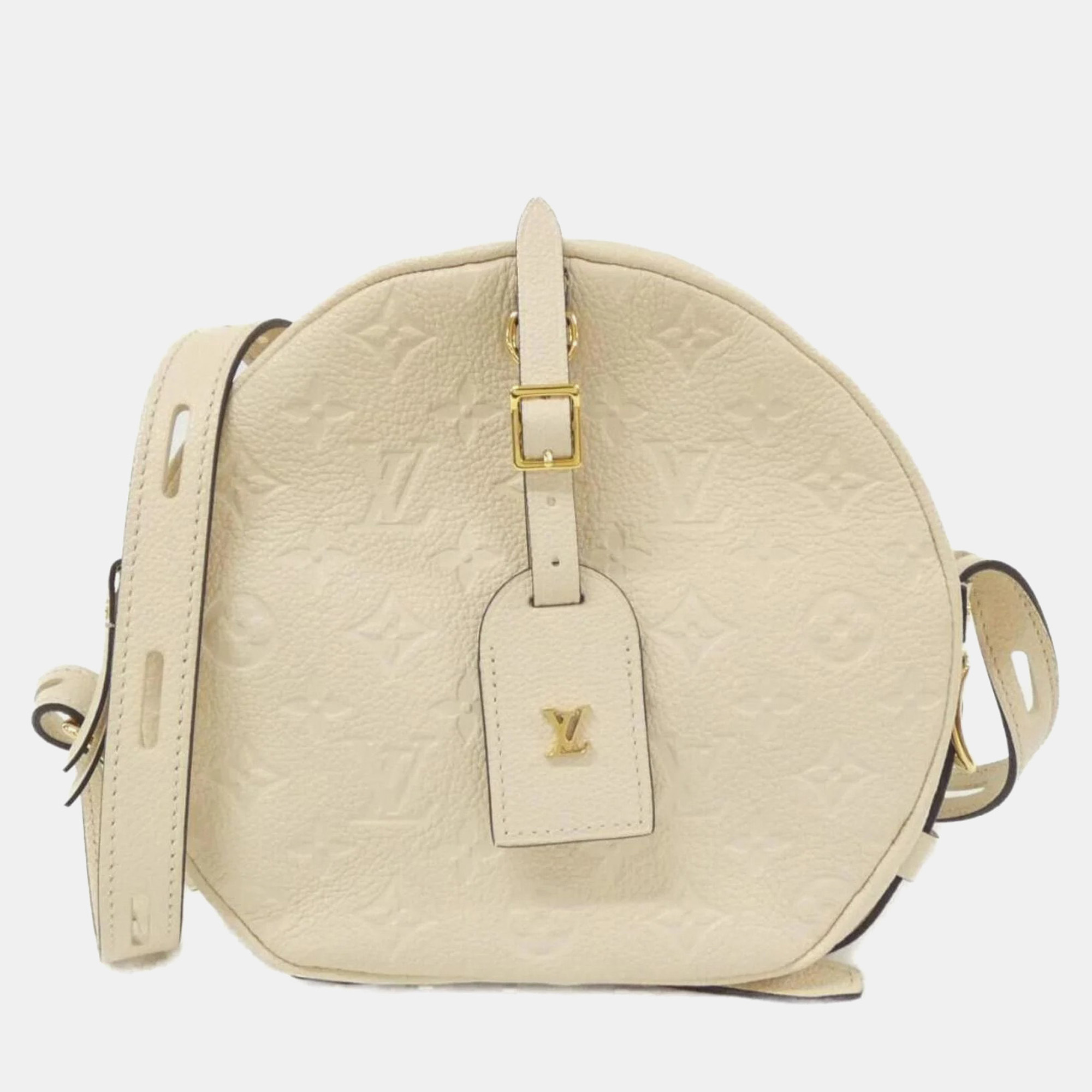 Louis Vuitton Boite Chapeau Souple Monogram Empreinte Leather Shoulder Bag, Beige
Louis Vuitton Boite Chapeau Souple Monogram Empreinte Leather Shoulder Bag, Beige