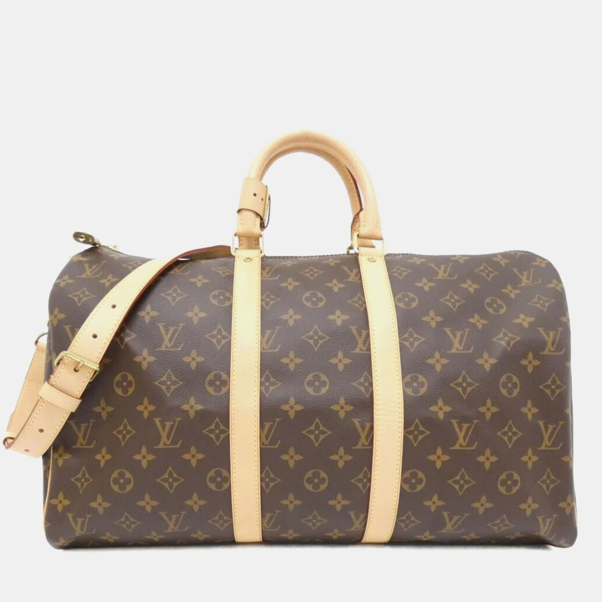 Louis Vuitton Keepall Bandouliere 45 Monogram Boston Bag, Brown
Louis Vuitton Keepall Bandouliere 45 Monogram Boston Bag, Brown