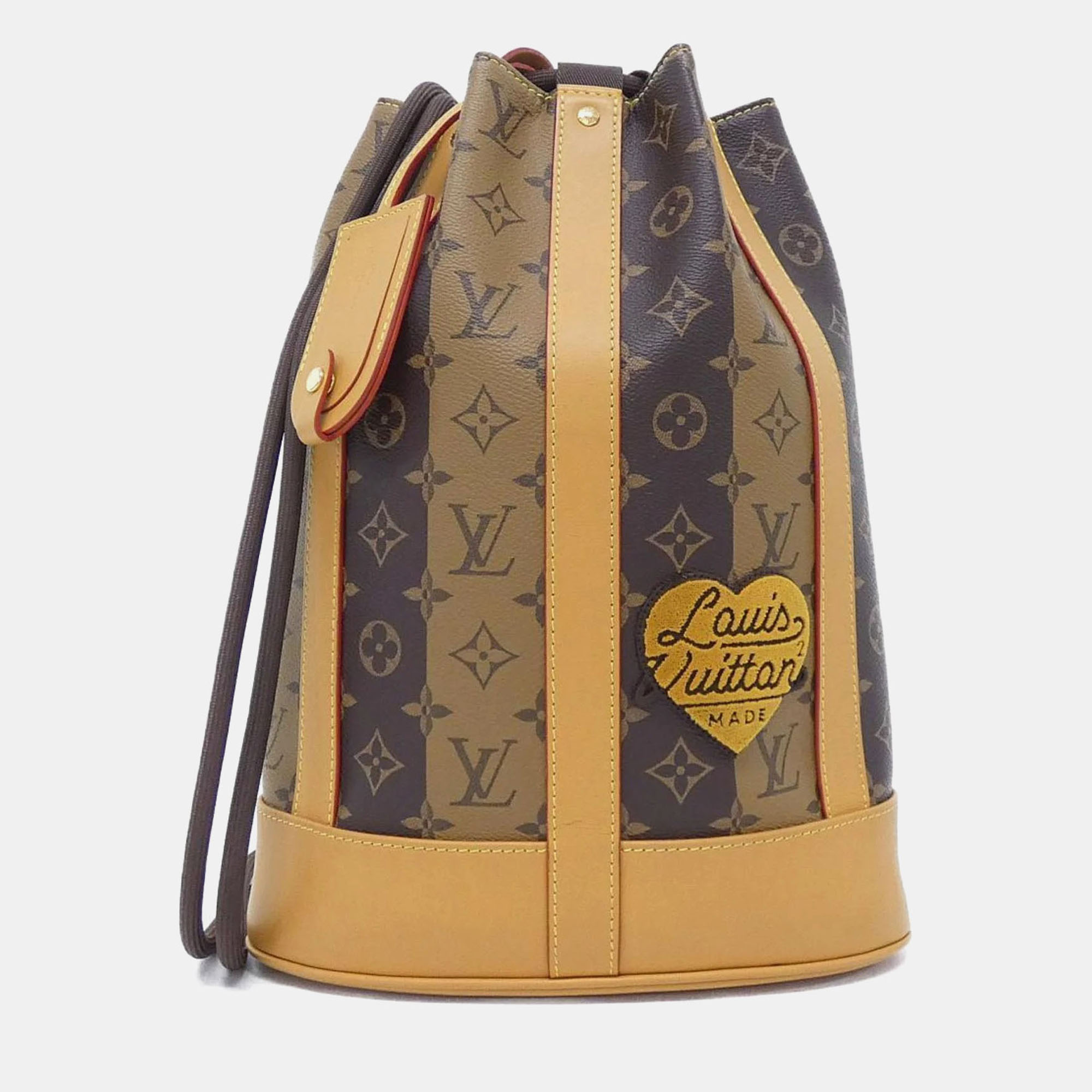 Louis Vuitton Randonne Messenger Monogram Stripe LV Squared Shoulder Bag, Brown
Louis Vuitton Randonne Messenger Monogram Stripe LV Squared Shoulder Bag, Brown