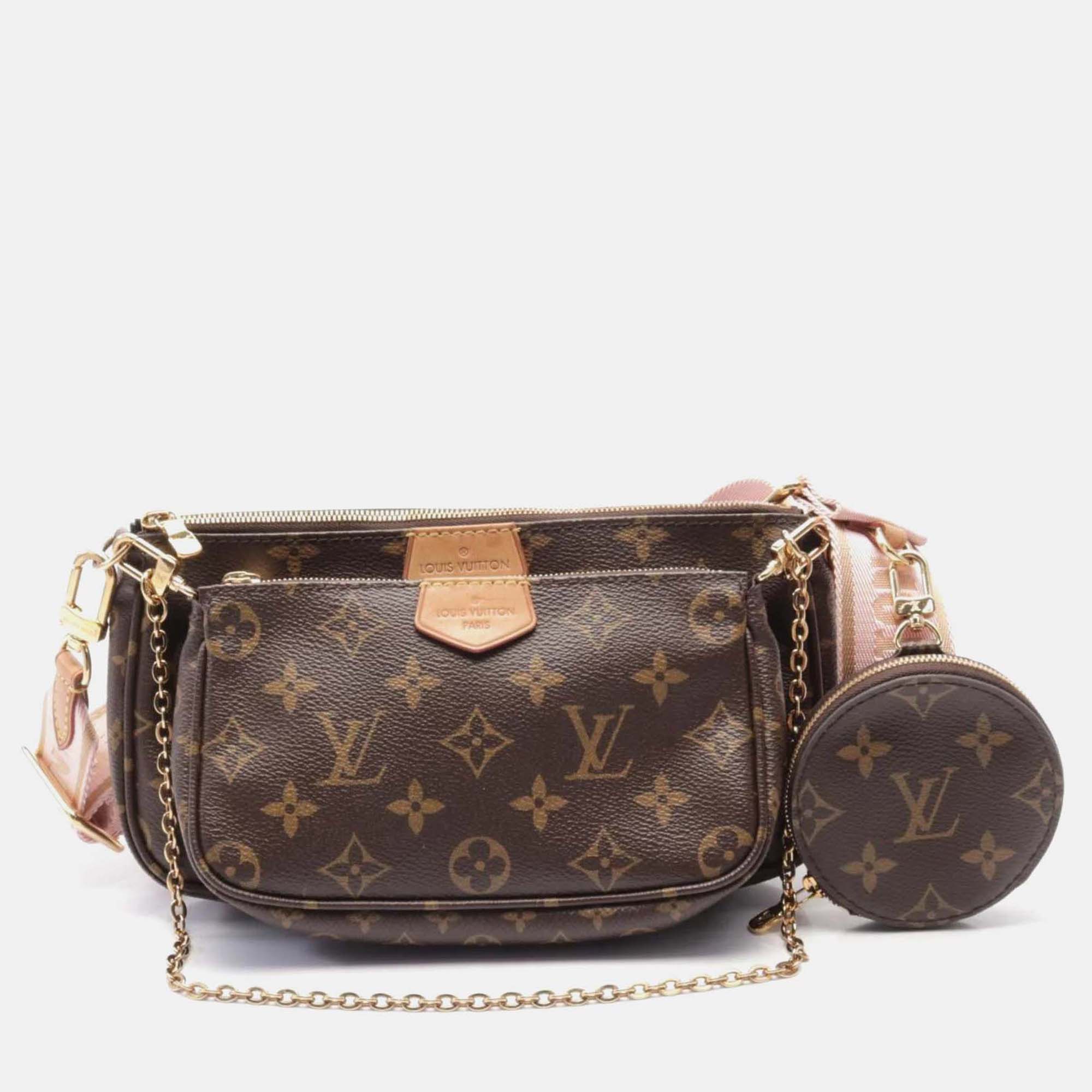 Louis Vuitton Multi Pochette Accessoires Brown Monogram Canvas Shoulder Bag
Louis Vuitton Multi Pochette Accessoires Brown Monogram Canvas Shoulder Bag