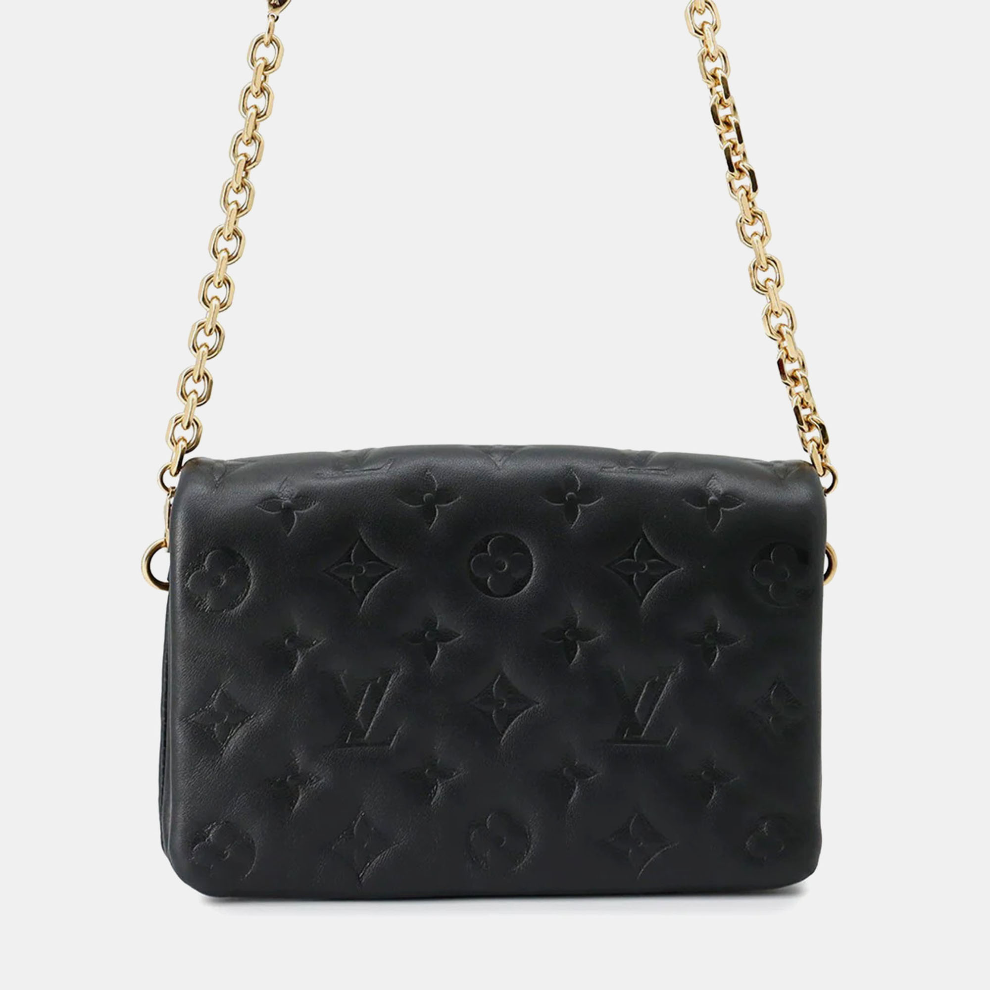 Louis Vuitton Pochettecoussin Noirm80742 Lamb Leather Monogram Pattern, Black
Louis Vuitton Pochettecoussin Noirm80742 Lamb Leather Monogram Pattern, Black