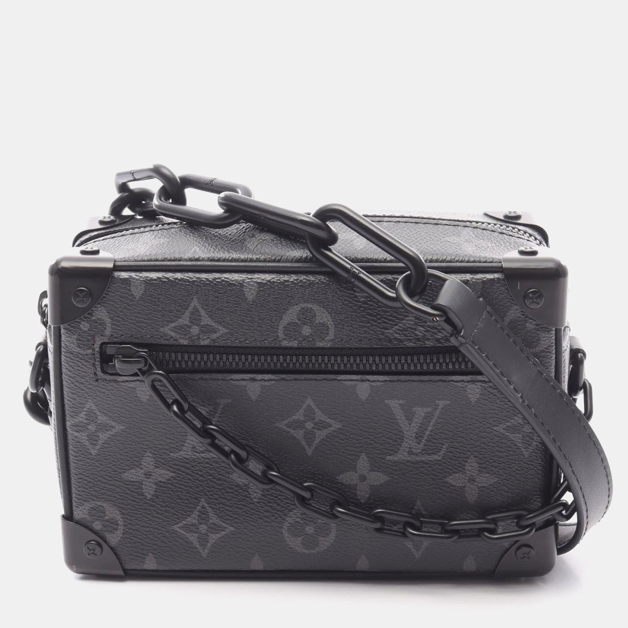 Louis Vuitton Mini Soft Trunk Monogram Eclipse Canvas Shoulder Bag, Black
Louis Vuitton Mini Soft Trunk Monogram Eclipse Canvas Shoulder Bag, Black