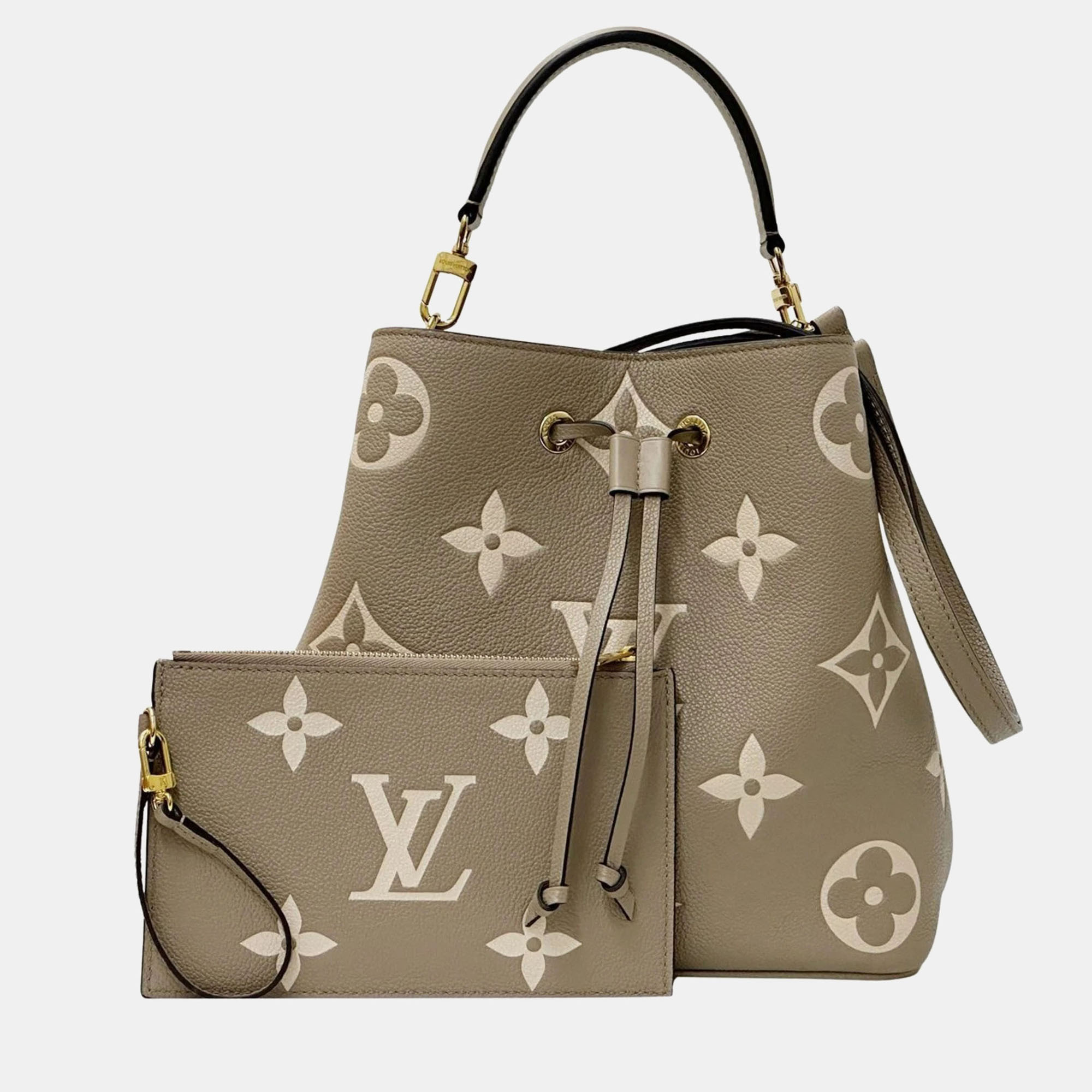 Louis Vuitton Neonoe MM Tourterelle Monogram Empreinte Leather Shoulder Bag, Grey
Louis Vuitton Neonoe MM Tourterelle Monogram Empreinte Leather Shoulder Bag, Grey