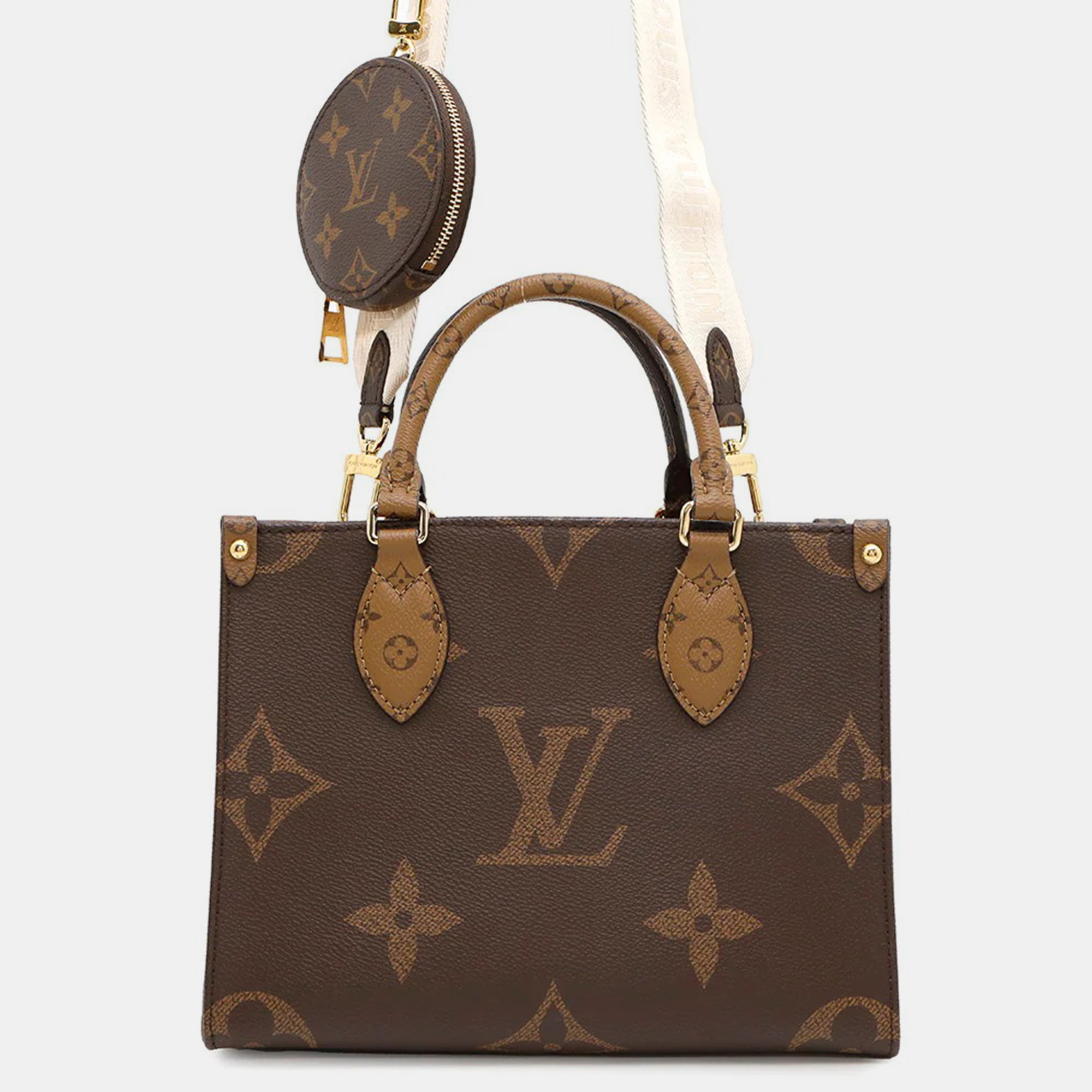 Louis Vuitton Onthego Red Monogram Monogram Reverse Canvas Monogram Giant Size Pm, Brown
Louis Vuitton Onthego Red Monogram Monogram Reverse Canvas Monogram Giant Size Pm, Brown