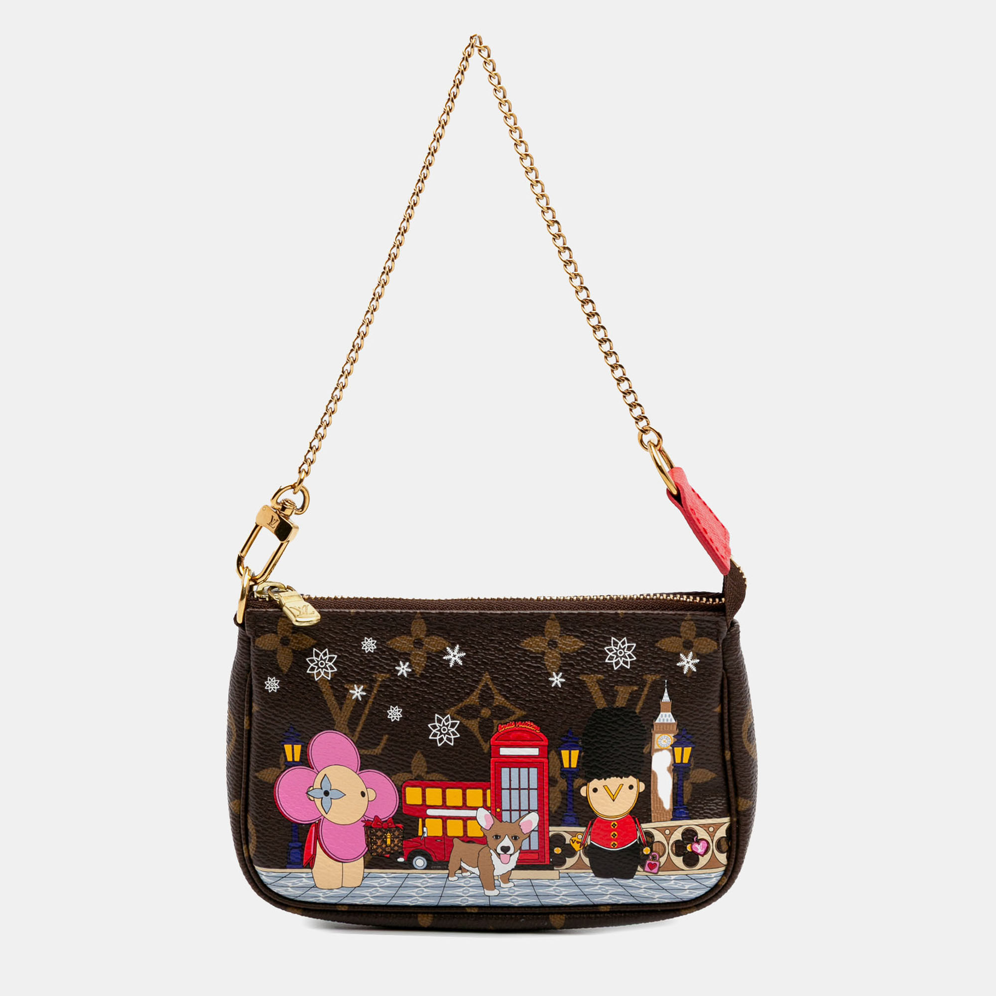 Louis Vuitton Brown Monogram Vivienne in London Mini Pochette Accessoires
Louis Vuitton Brown Monogram Vivienne in London Mini Pochette Accessoires