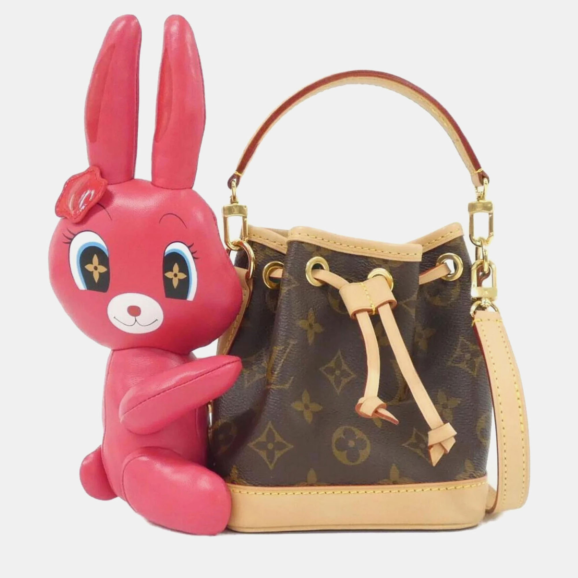 Louis Vuitton Nano Noe Fuschia Marron Monogram Coated Canvas Bucket Bag, Brown
Louis Vuitton Nano Noe Fuschia Marron Monogram Coated Canvas Bucket Bag, Brown