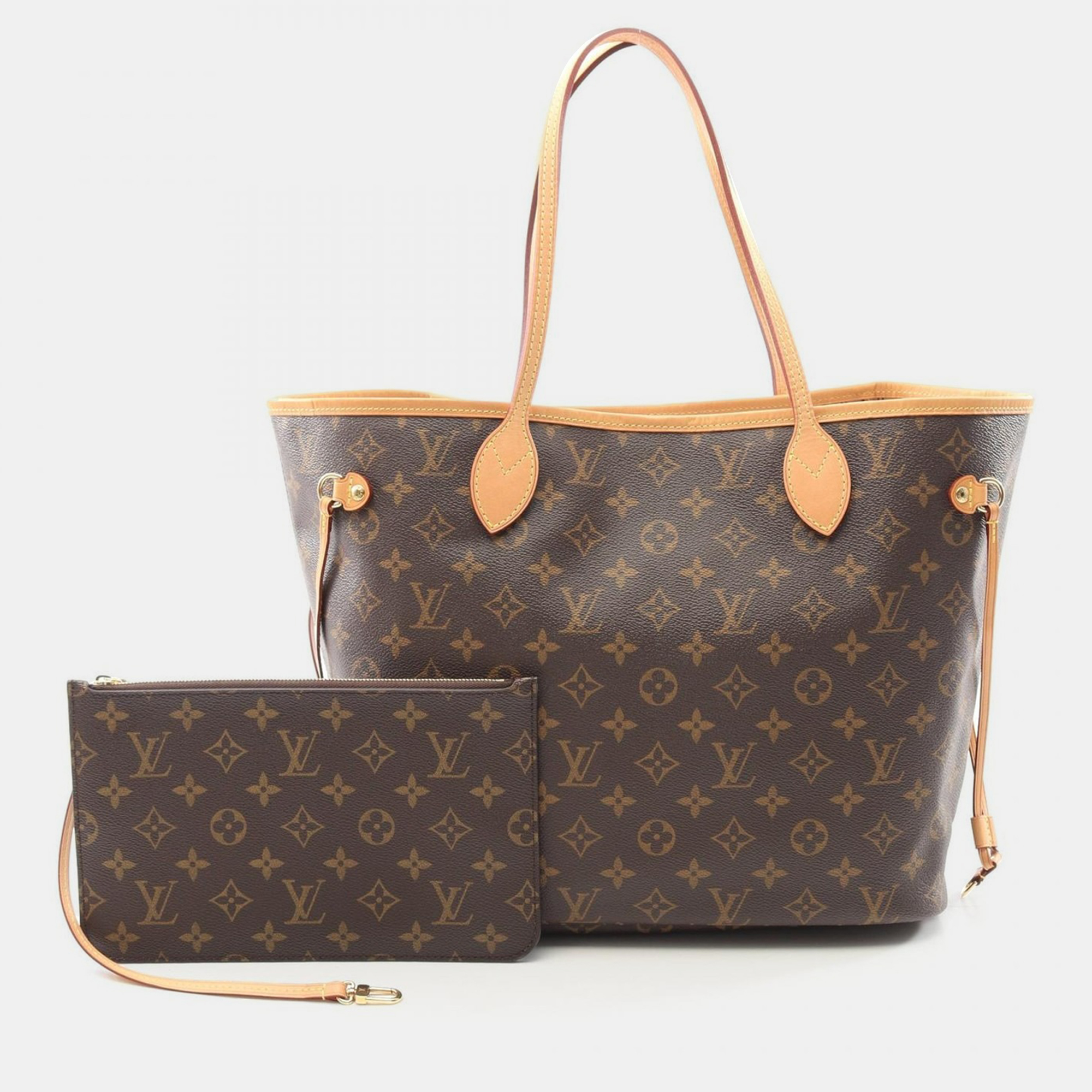 Louis Vuitton Neverfull MM Brown Monogram Canvas Leather Shoulder Bag
Louis Vuitton Neverfull MM Brown Monogram Canvas Leather Shoulder Bag