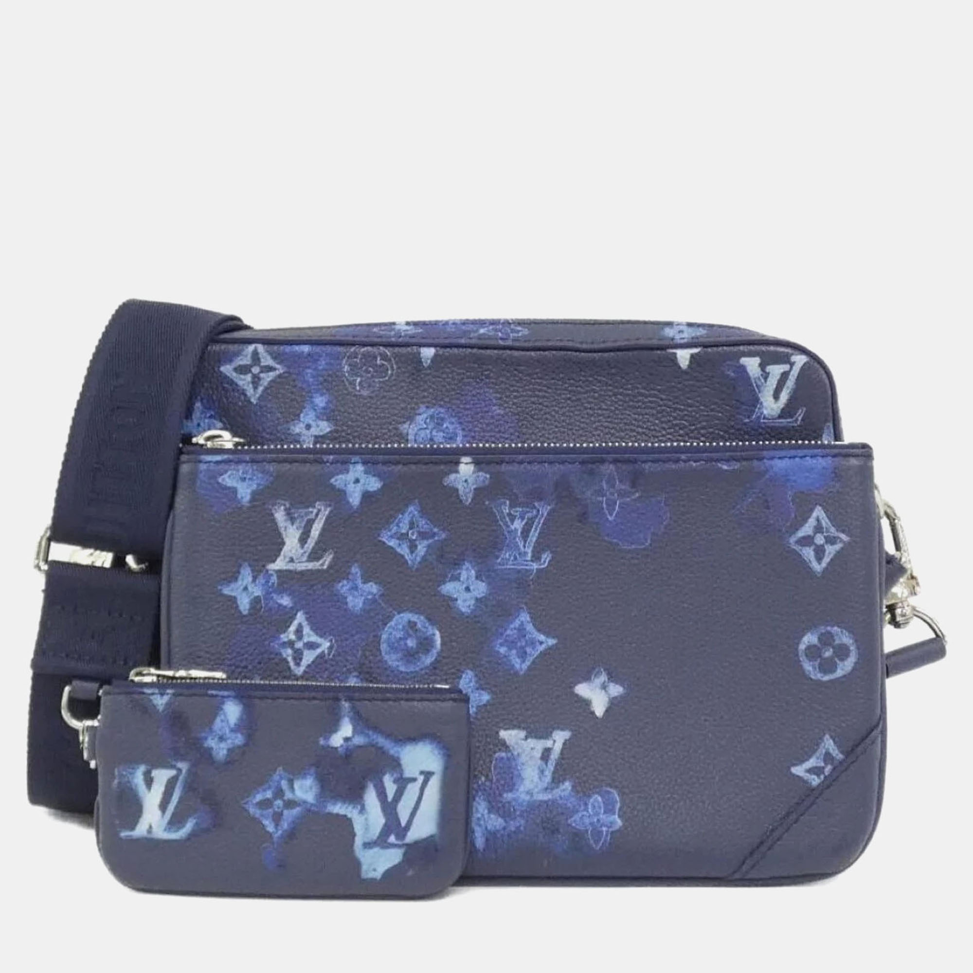 Louis Vuitton Watercolor Monogram Trio Messenger Shoulder Bag, Blue
Louis Vuitton Watercolor Monogram Trio Messenger Shoulder Bag, Blue