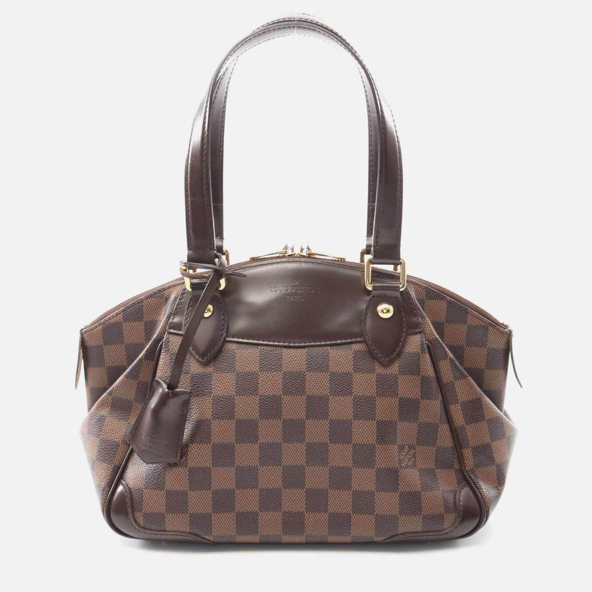 Louis Vuitton Verona Pm Shoulder Bag N41117 Damier Canvas Leather Ebene Used Lv, Brown
Louis Vuitton Verona Pm Shoulder Bag N41117 Damier Canvas Leather Ebene Used Lv, Brown