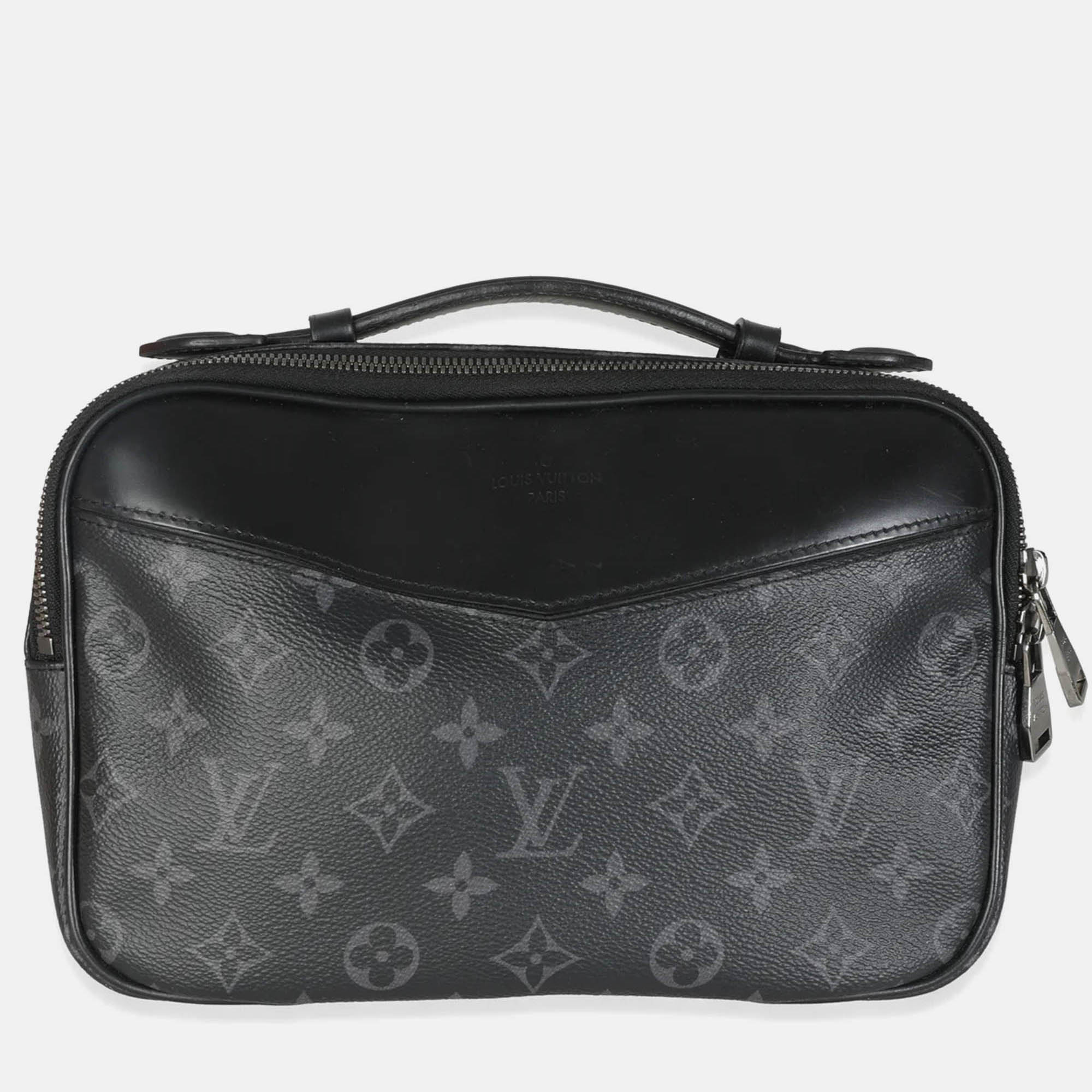 Louis Vuitton Monogram Eclipse Canvas Bumbag Explorer, Black
Louis Vuitton Monogram Eclipse Canvas Bumbag Explorer, Black