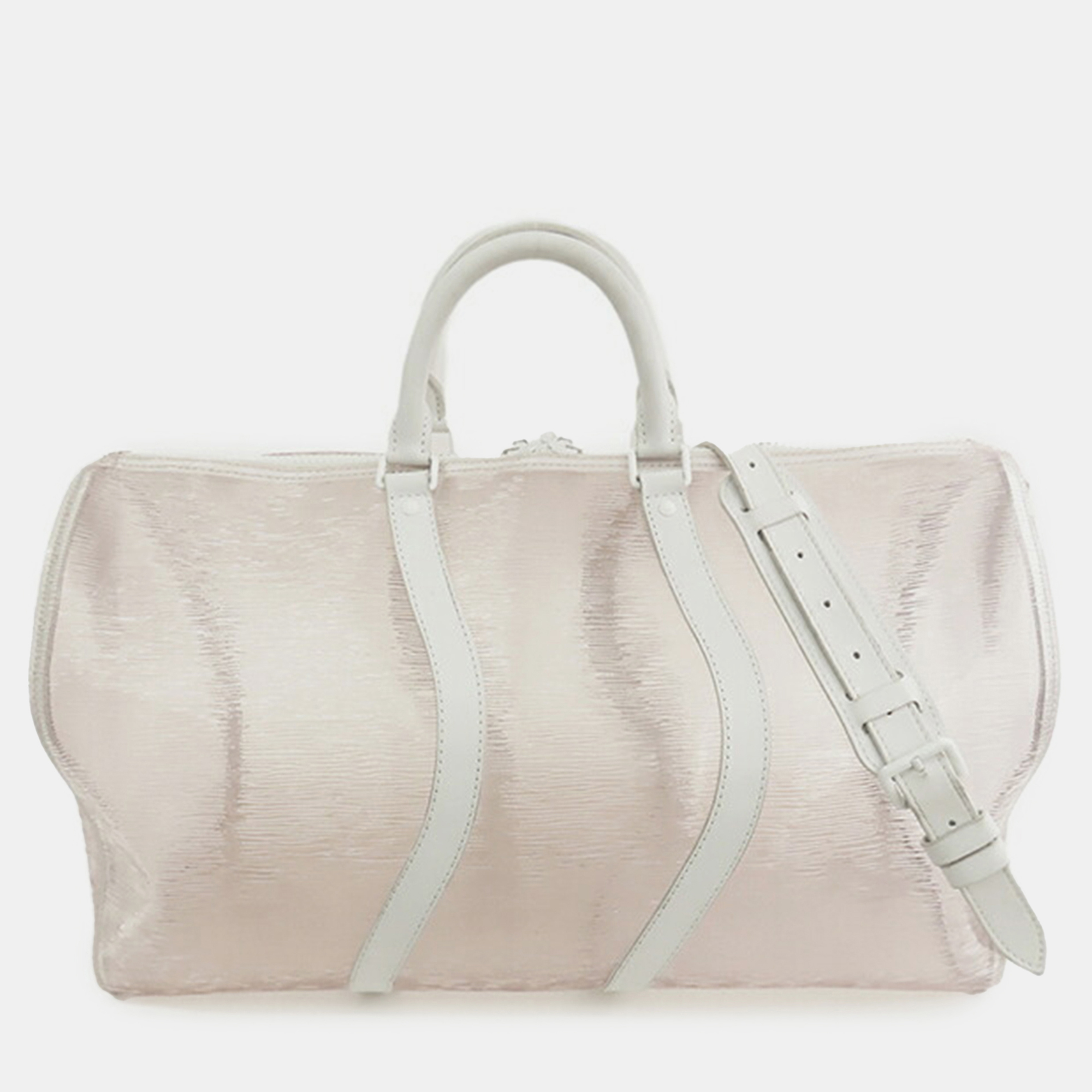 Louis Vuitton White Epi Plage Wavy Keepall Bandouliere 50
Louis Vuitton White Epi Plage Wavy Keepall Bandouliere 50