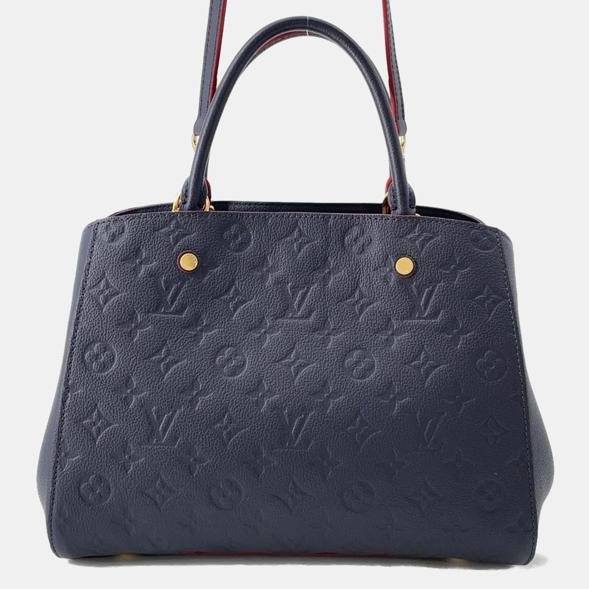 Louis Vuitton Montaigne MM Marine Rouge Monogram Empreinte Leather Satchel Bag, Blue
Louis Vuitton Montaigne MM Marine Rouge Monogram Empreinte Leather Satchel Bag, Blue