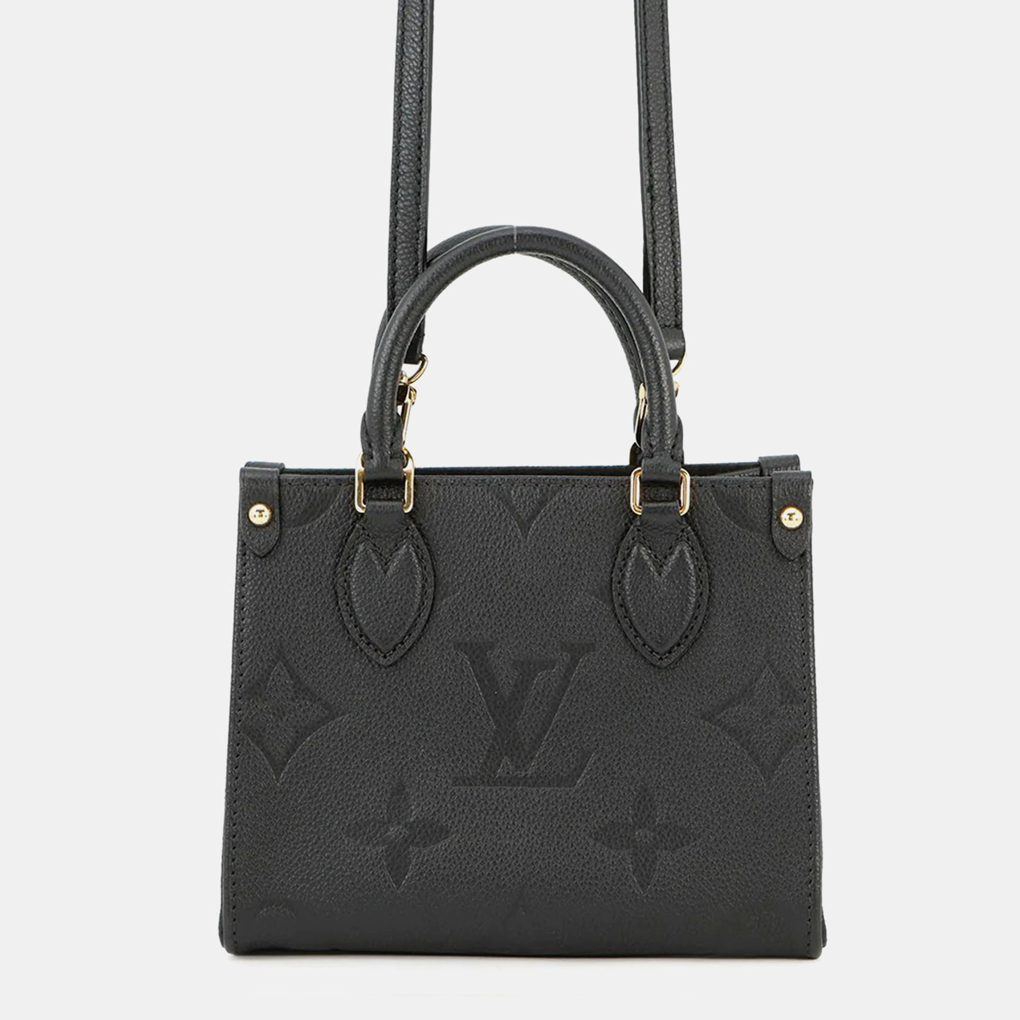 Louis Vuitton Onthego BB Noir Monogram Empreinte Leather Tote Bag, Black
Louis Vuitton Onthego BB Noir Monogram Empreinte Leather Tote Bag, Black