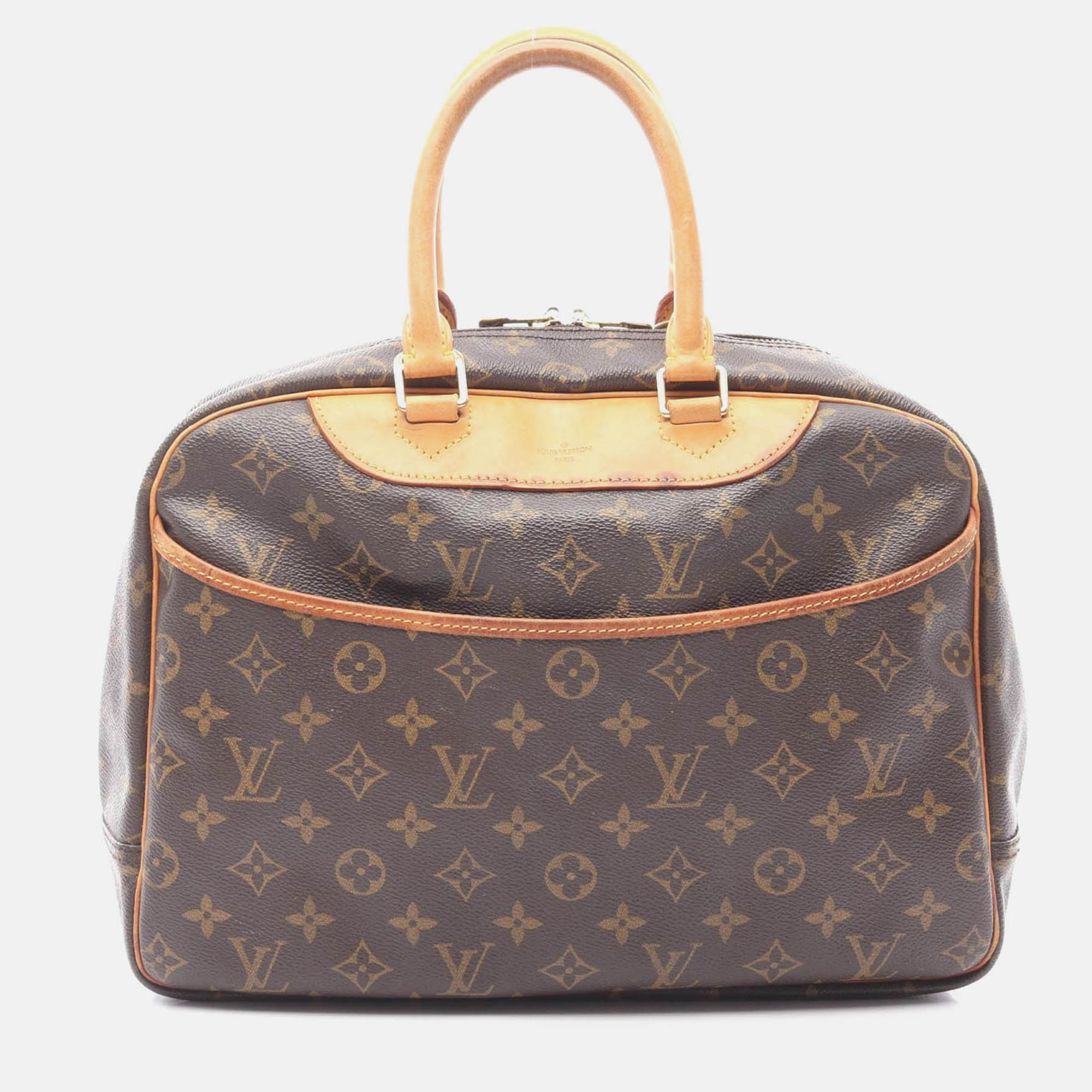 Louis Vuitton Deauville Travel Hand Bag Monogram Canvas, Brown
Louis Vuitton Deauville Travel Hand Bag Monogram Canvas, Brown