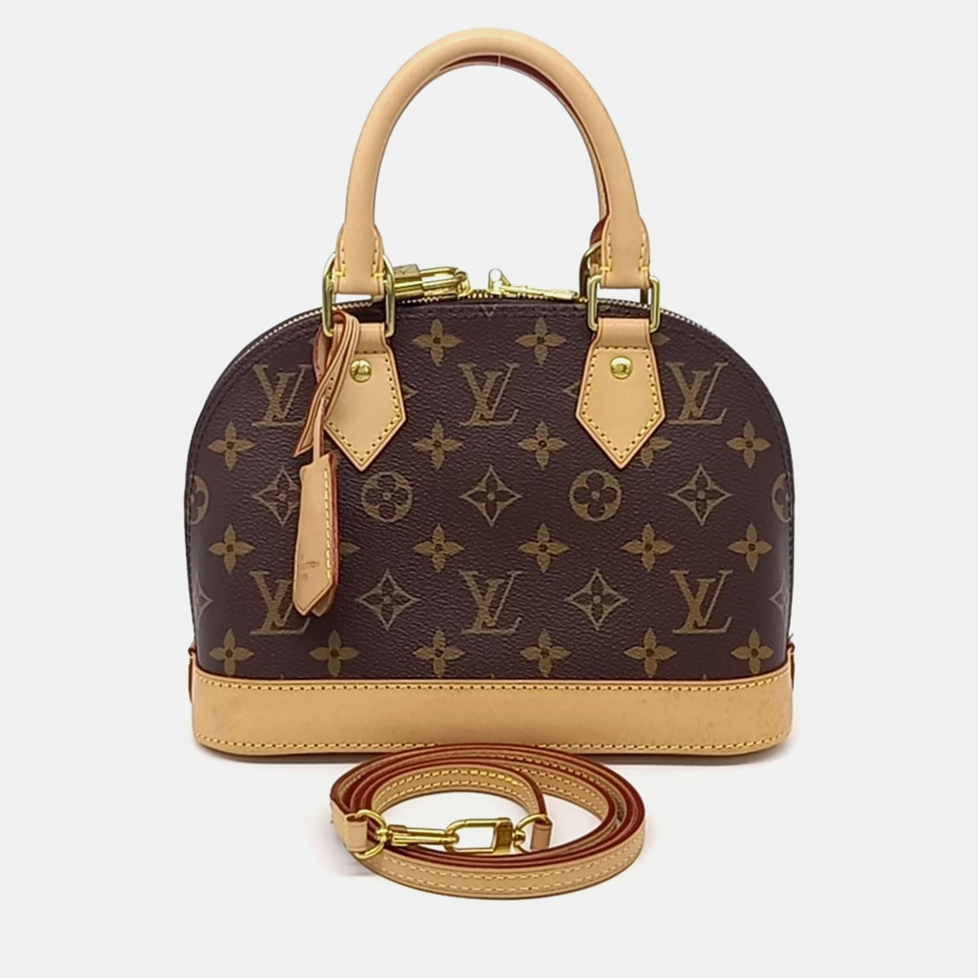 Louis Vuitton Brown PVC Monogram Alma BB - Louis Vuitton - Modalova