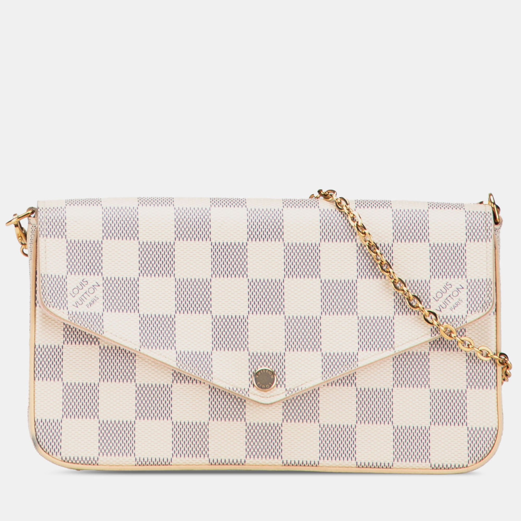 Louis Vuitton White Damier Azur Pochette Felicie
Louis Vuitton White Damier Azur Pochette Felicie