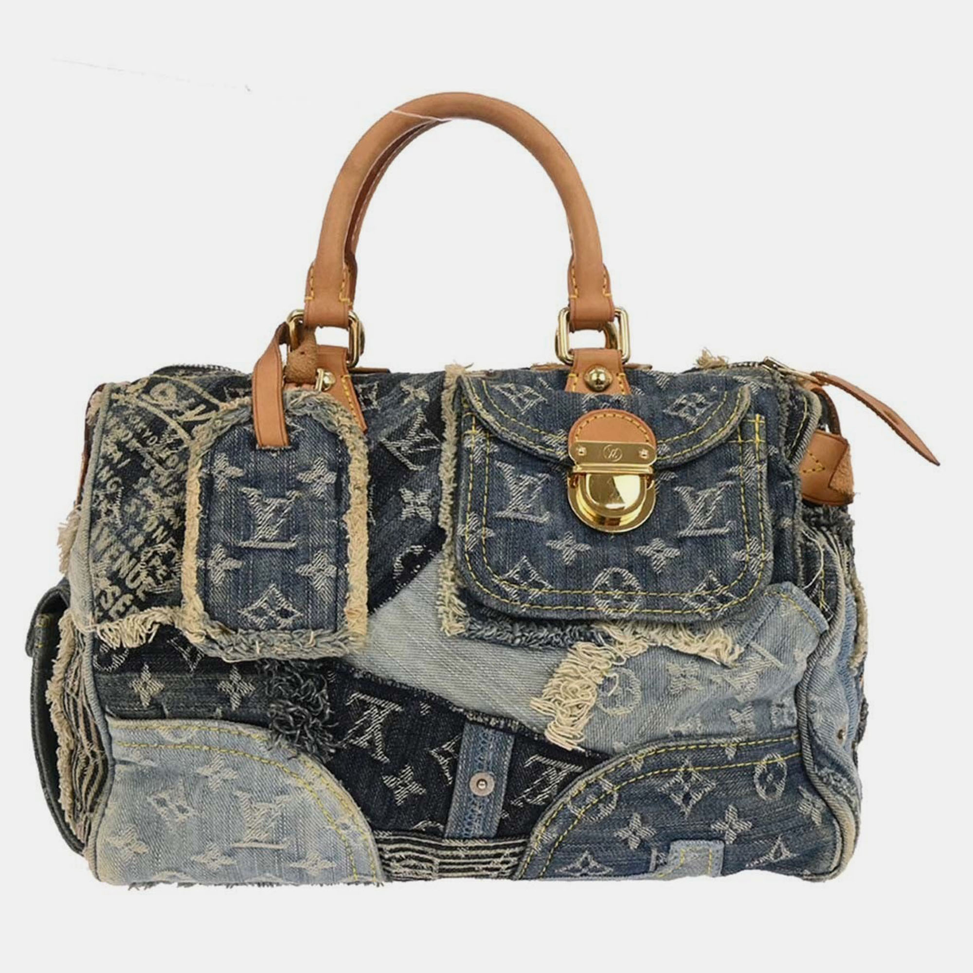 Louis Vuitton Blue Monogram Denim Patchwork Speedy 30
Louis Vuitton Blue Monogram Denim Patchwork Speedy 30