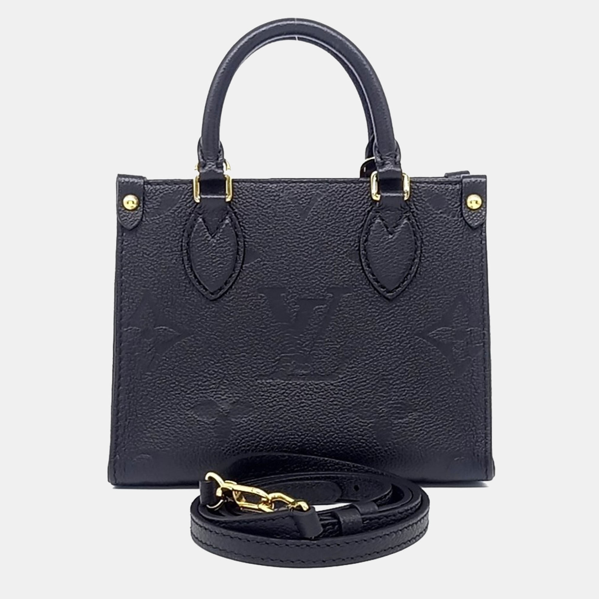 Louis Vuitton Black Leather Empreinte On the Go BB
Louis Vuitton Black Leather Empreinte On the Go BB