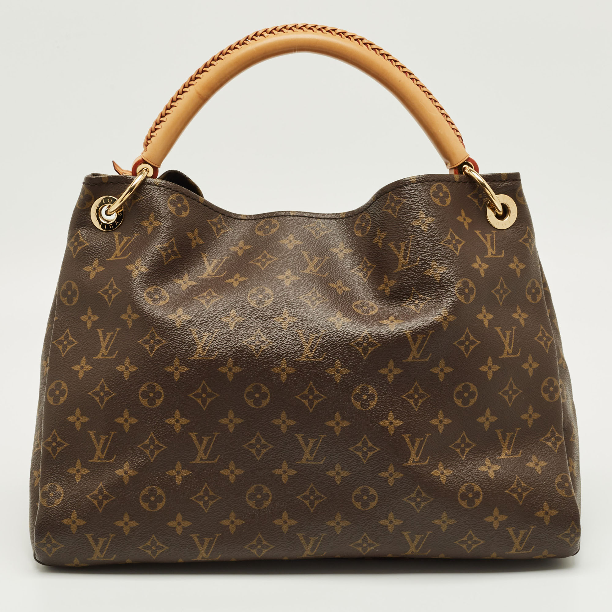 Louis Vuitton Monogram Canvas Artsy MM Bag, Brown 
Louis Vuitton Monogram Canvas Artsy MM Bag, Brown