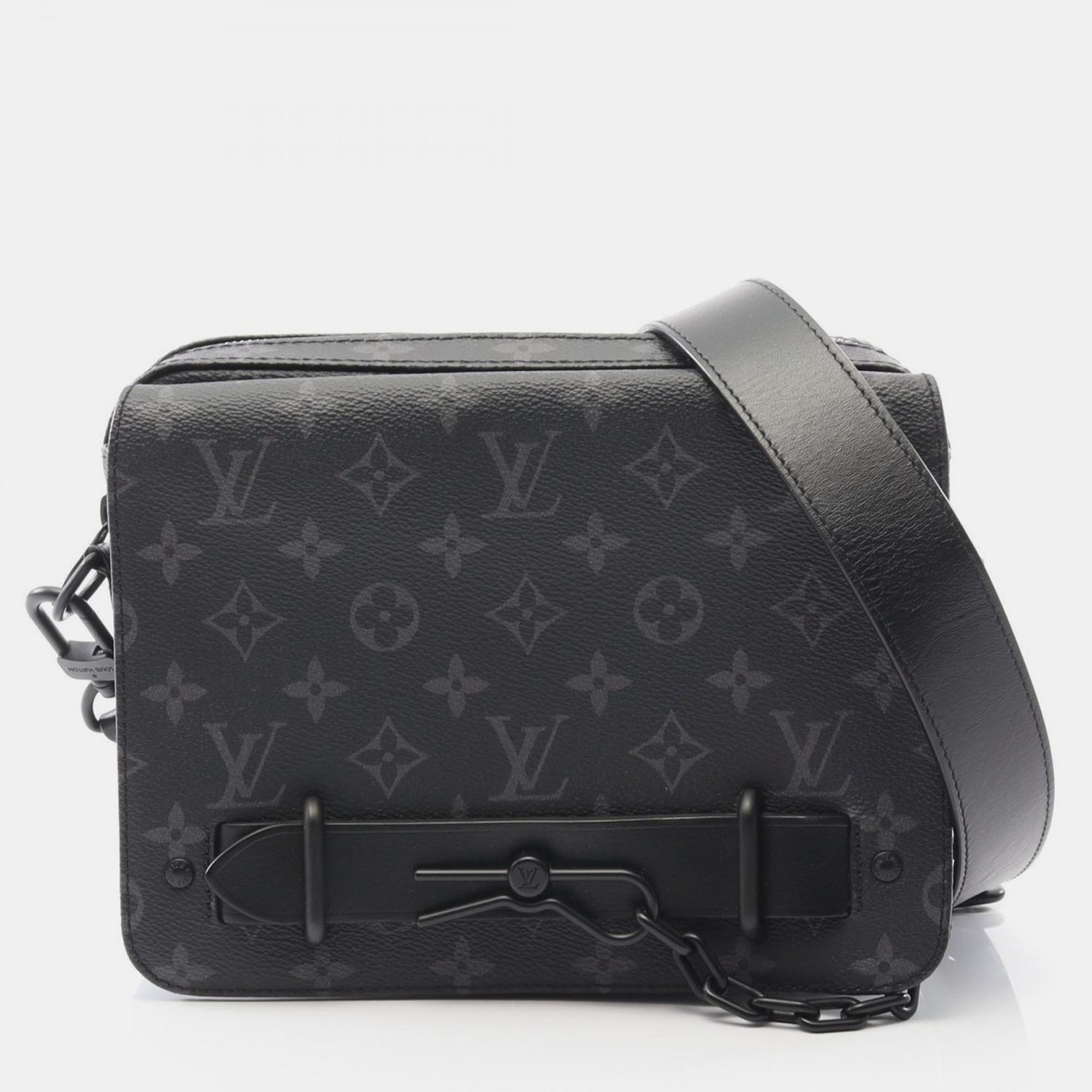 Louis Vuitton Streamer Monogram Eclipse Crossbody Bag, Grey
Louis Vuitton Streamer Monogram Eclipse Crossbody Bag, Grey