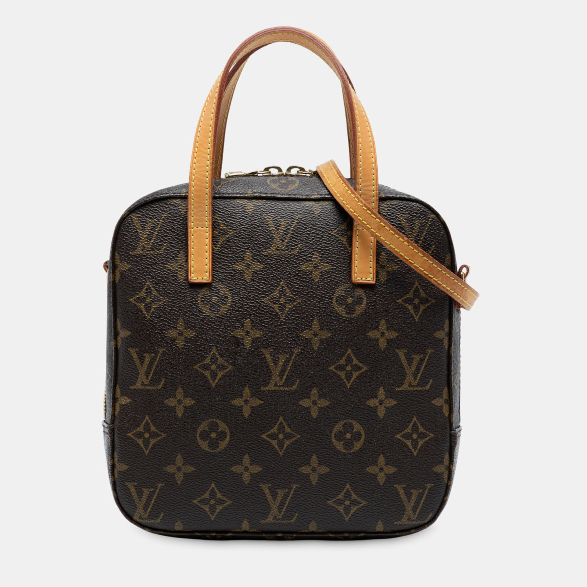Louis Vuitton Spontini Brown Monogram Canvas Top Handle Bag
Louis Vuitton Spontini Brown Monogram Canvas Top Handle Bag