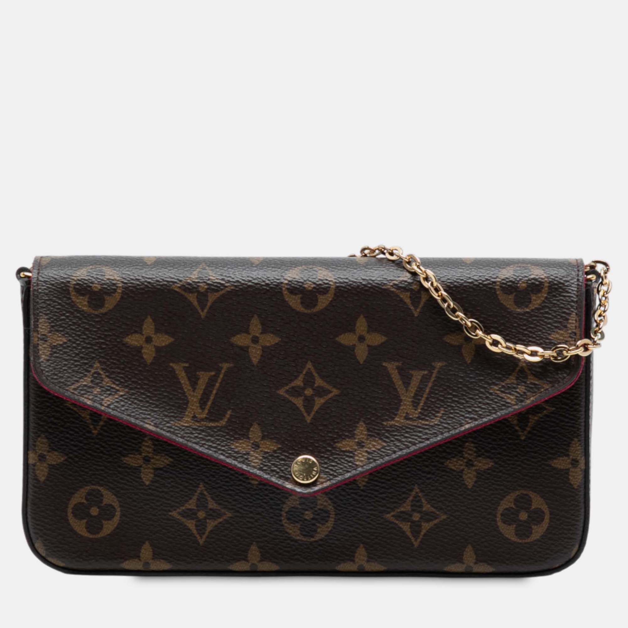 Louis Vuitton Brown Monogram Pochette Felicie
Louis Vuitton Brown Monogram Pochette Felicie