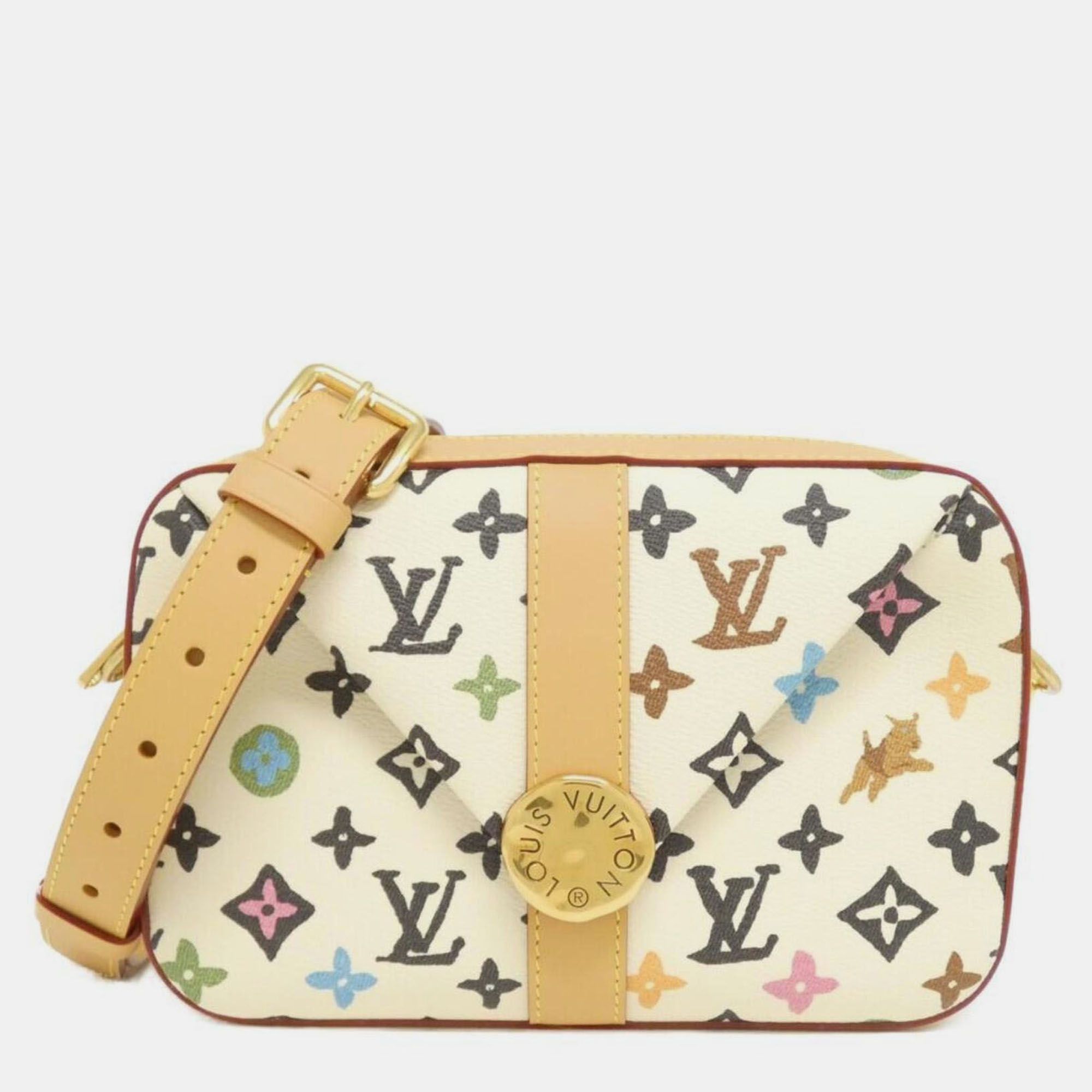 Louis Vuitton Monogram Craggy Envelope Messenger Shoulder Bag, Multicolor 
Louis Vuitton Monogram Craggy Envelope Messenger Shoulder Bag, Multicolor
