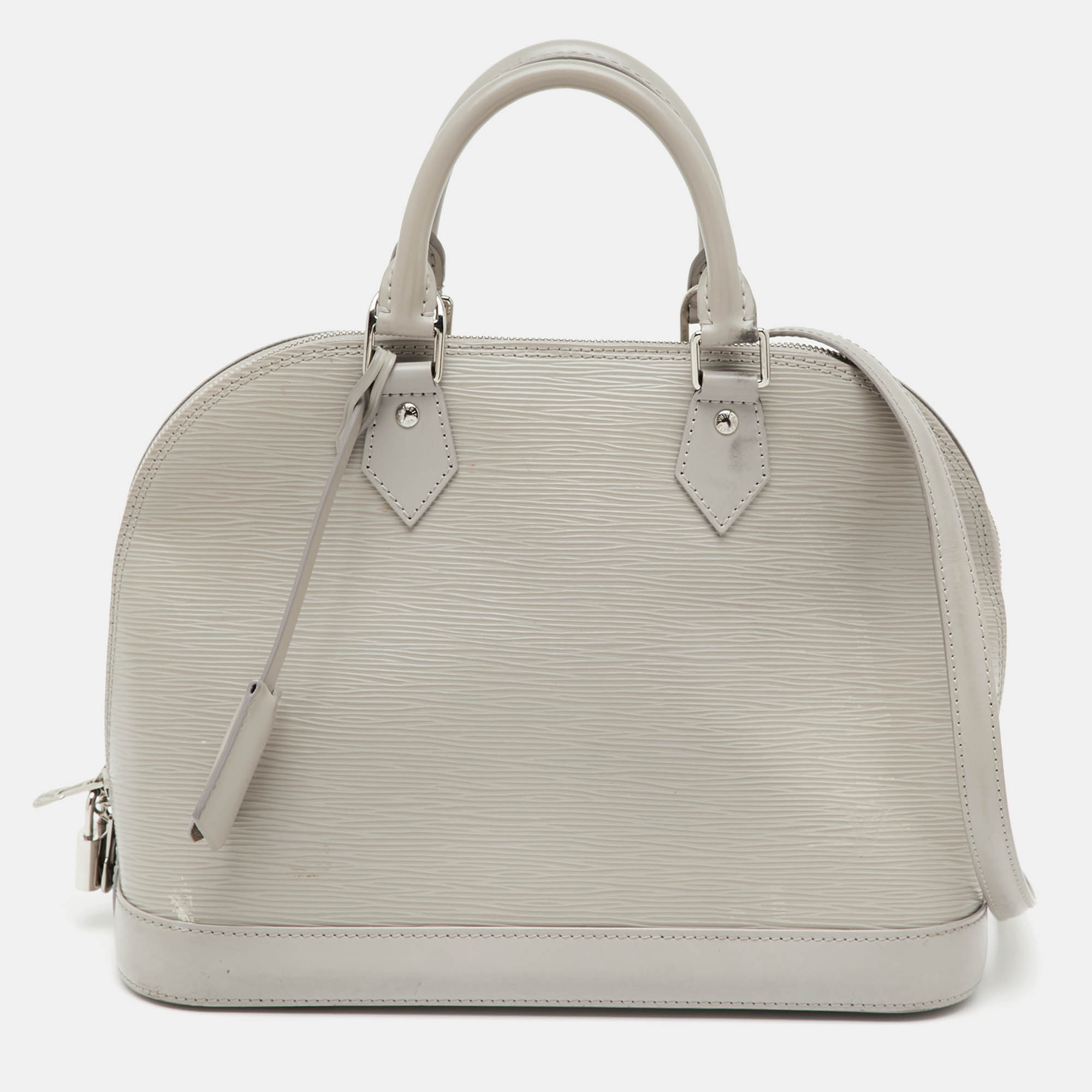 Louis Vuitton Gres Epi Leather Alma PM Bag, Grey
Louis Vuitton Gres Epi Leather Alma PM Bag, Grey