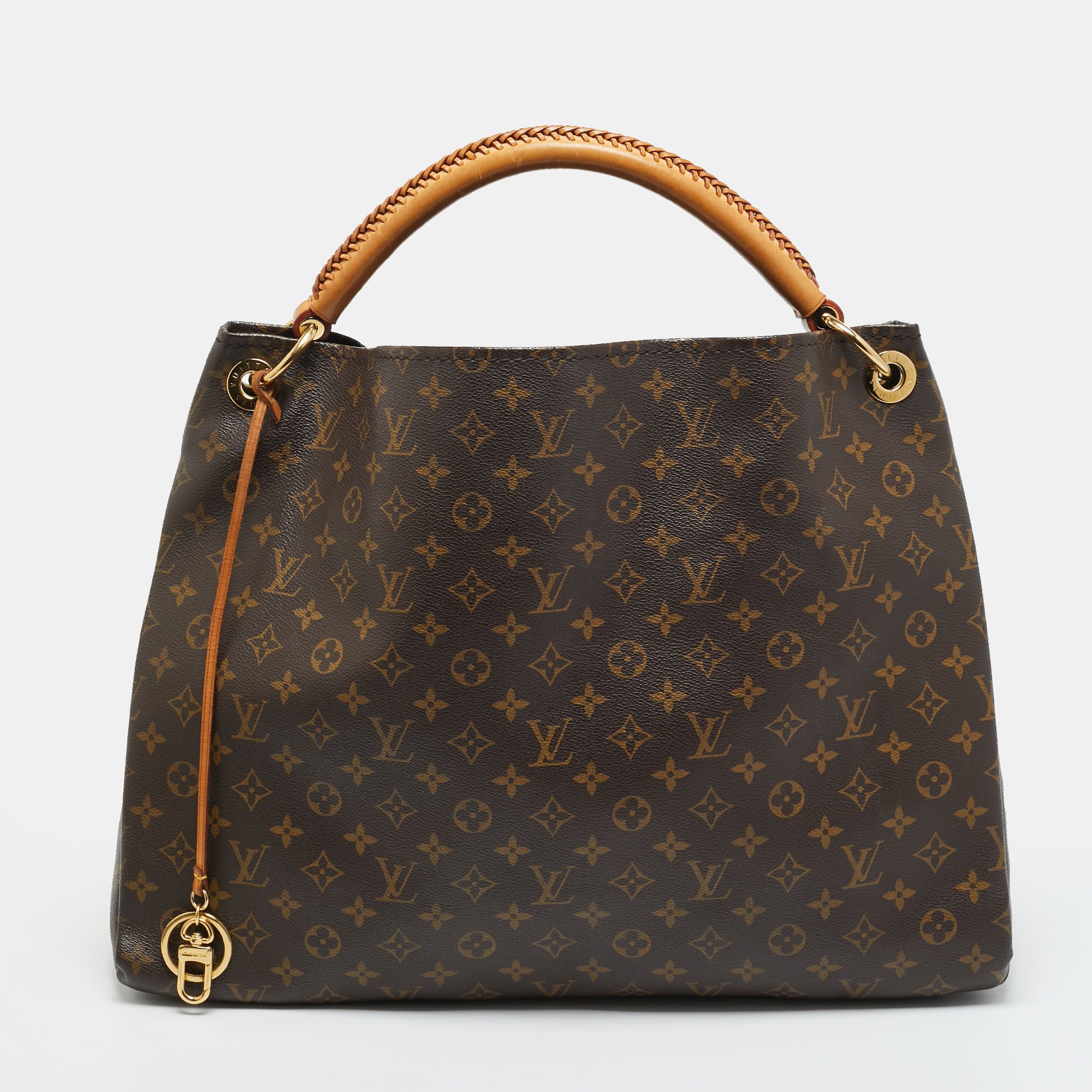 Louis Vuitton Monogram Canvas Artsy GM Bag, Brown 
Louis Vuitton Monogram Canvas Artsy GM Bag, Brown