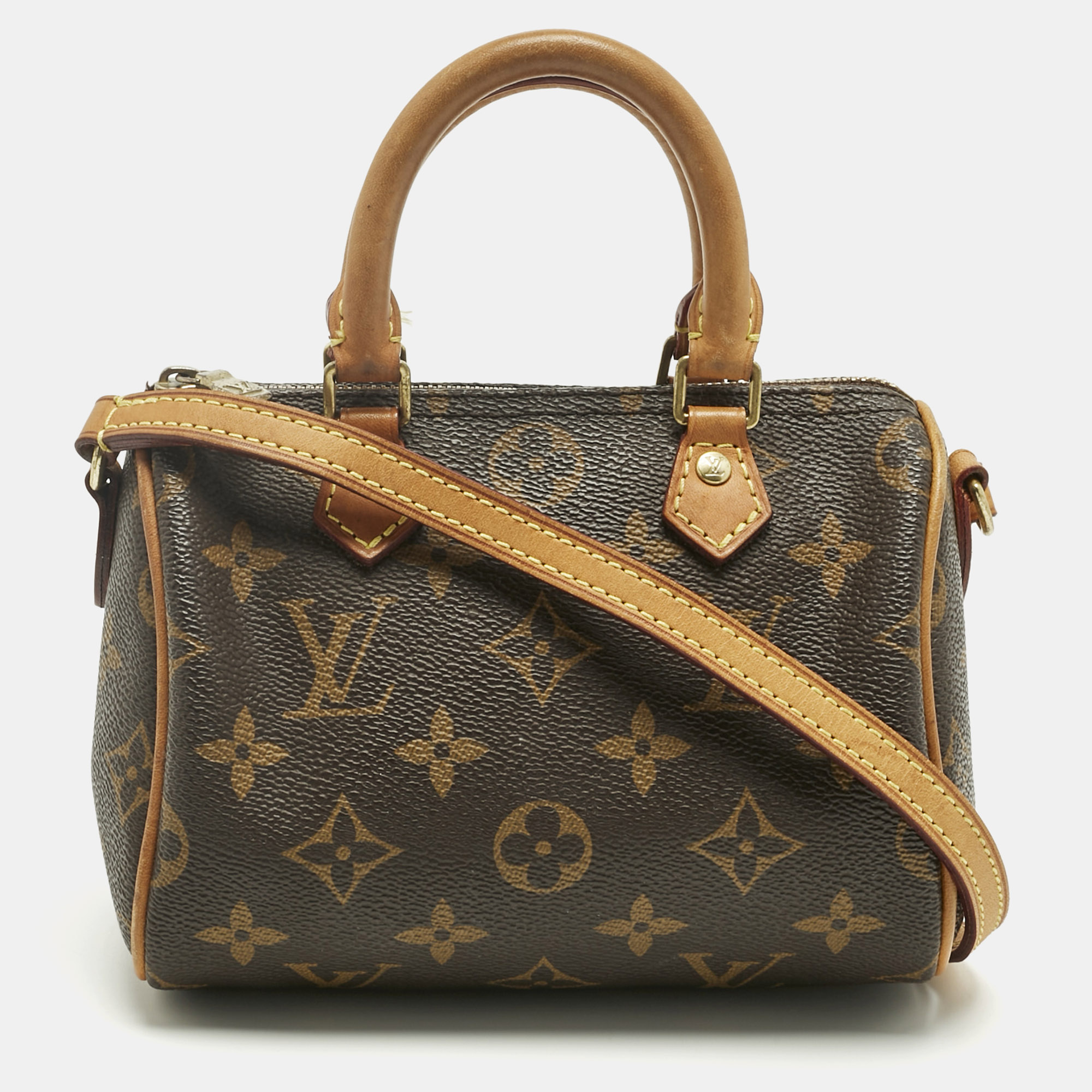 Louis Vuitton Monogram Canvas Nano Speedy Bag, Brown
Louis Vuitton Monogram Canvas Nano Speedy Bag, Brown