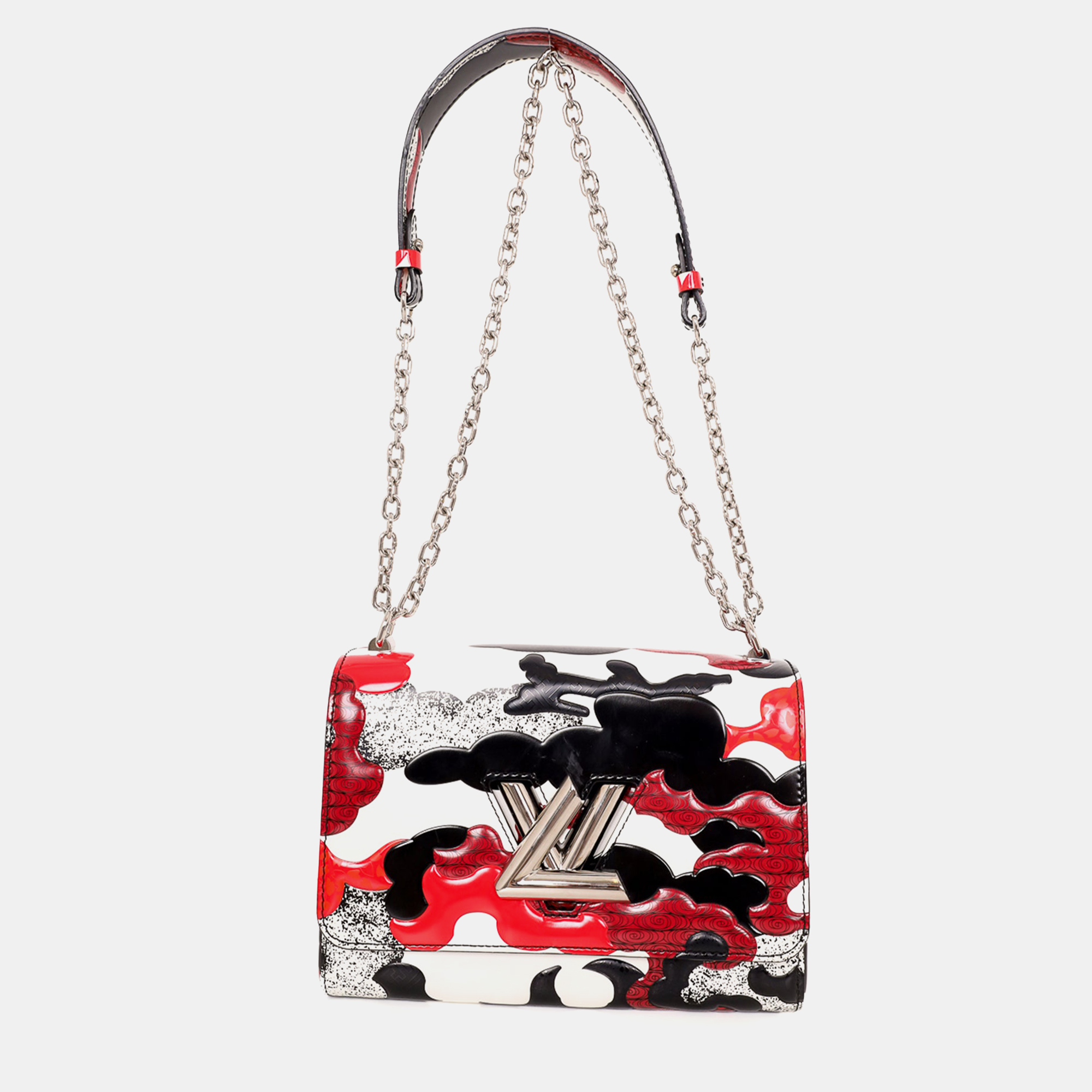 Louis Vuitton 2017 Red/Black Waves 'Twist' Chain Bag
Louis Vuitton 2017 Red/Black Waves 'Twist' Chain Bag