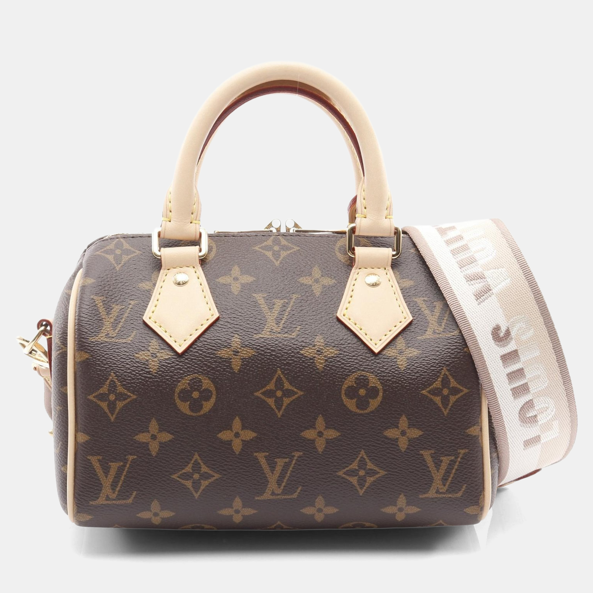 Louis Vuitton Speedy Bandouliere 20 Brown Monogram Canvas Crossbody Bag
Louis Vuitton Speedy Bandouliere 20 Brown Monogram Canvas Crossbody Bag