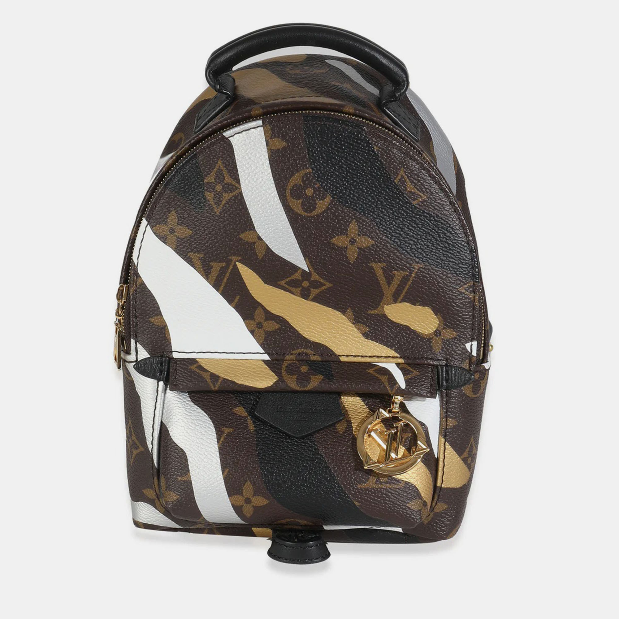 Louis Vuitton x LOL Gold Silver Monogram Canvas Mini Palm Springs, Brown
Louis Vuitton x LOL Gold Silver Monogram Canvas Mini Palm Springs, Brown