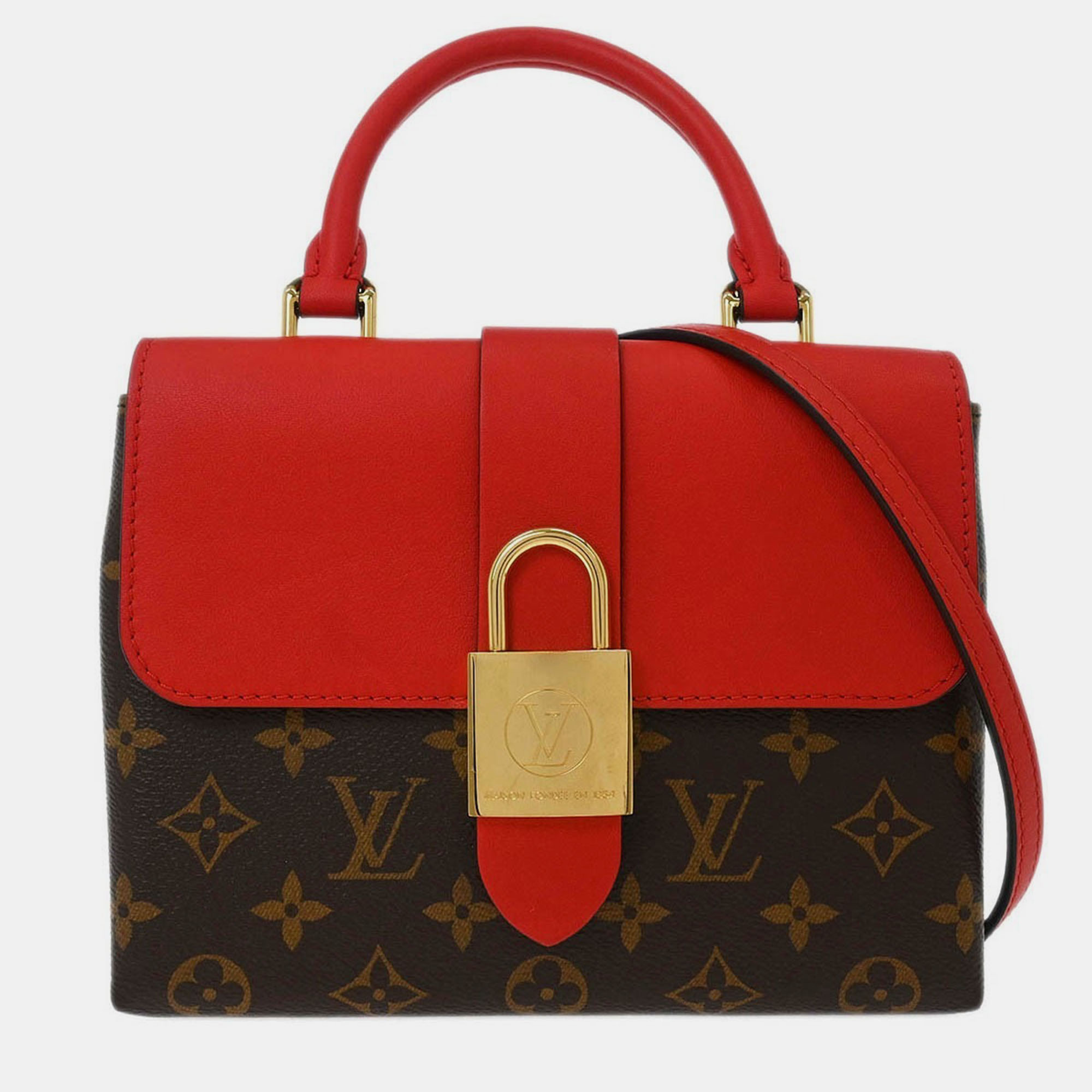 Louis Vuitton Red Monogram Locky BB 2way Handbag, Brown
Louis Vuitton Red Monogram Locky BB 2way Handbag, Brown