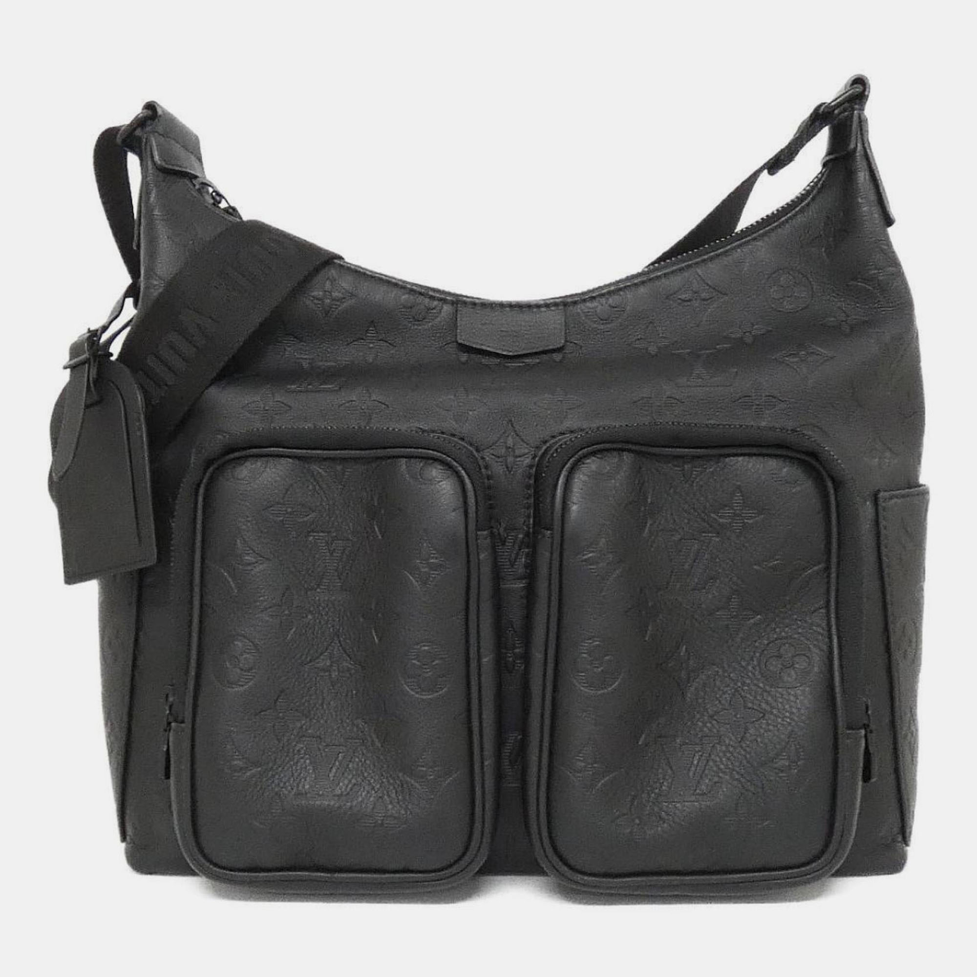 Louis Vuitton Monogram Shadow Hobo Cargo Shoulder Bag, Black
Louis Vuitton Monogram Shadow Hobo Cargo Shoulder Bag, Black