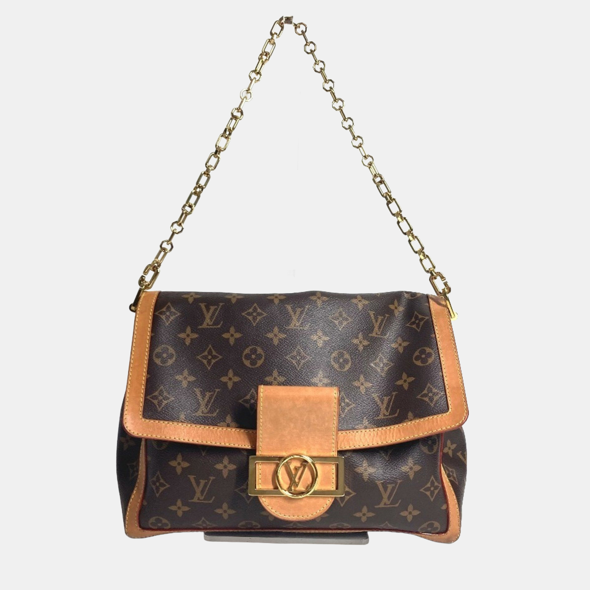 Louis Vuitton M47149 Monogram Dauphine Soft Gm Bag Crossbody Flap Handbag Chain 2-Way Shoulder Canvas Brown
Louis Vuitton M47149 Monogram Dauphine Soft Gm Bag Crossbody Flap Handbag Chain 2-Way Shoulder Canvas Brown