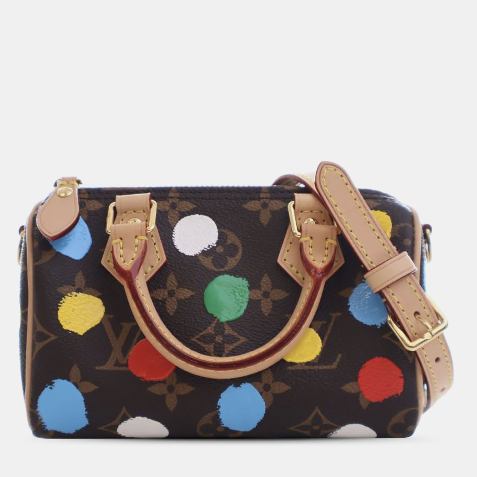 Louis Vuitton Brown Yayoi Kusama Monogram Nano Speedy Bandouliere
Louis Vuitton Brown Yayoi Kusama Monogram Nano Speedy Bandouliere