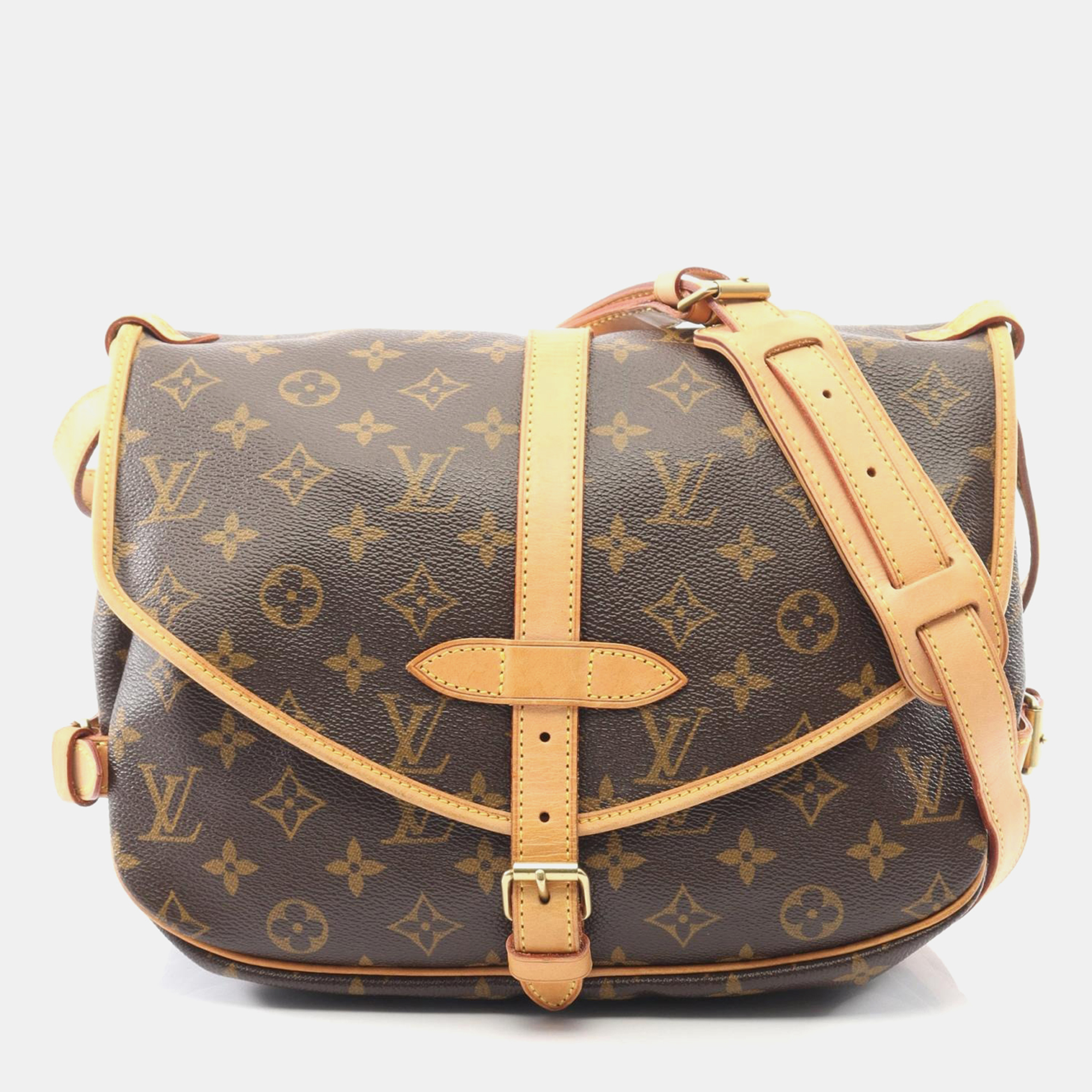 Louis Vuitton Saumur 30 Brown Monogram Canvas Shoulder Bag
Louis Vuitton Saumur 30 Brown Monogram Canvas Shoulder Bag